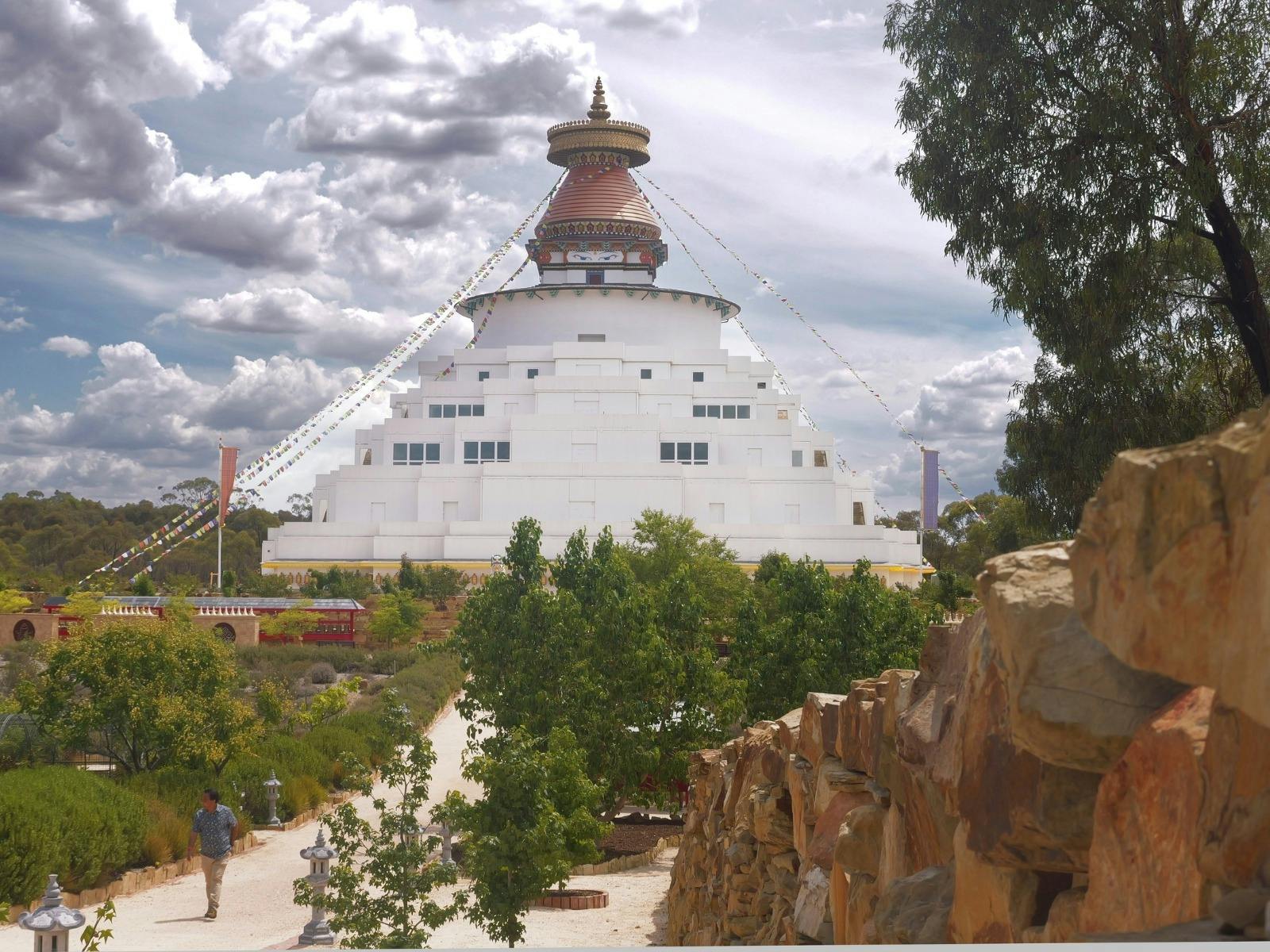 Bendigo Guided Tours include The Great Stupa of Universal Compassion