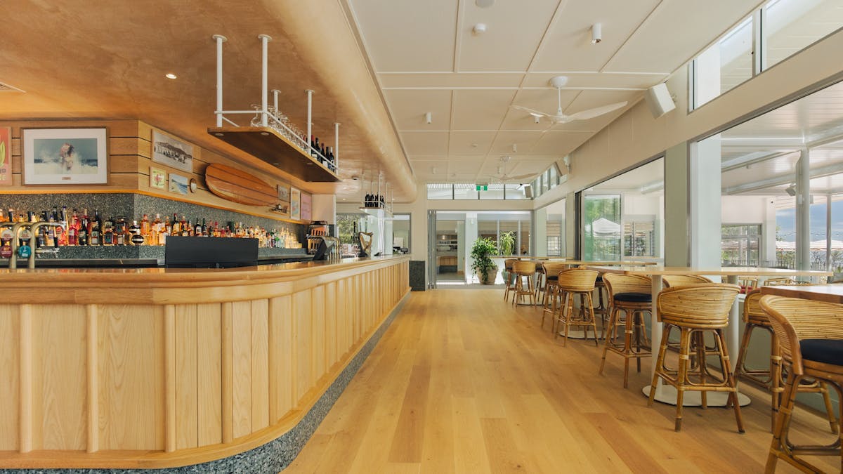 Public bar at The Straddie Hotel