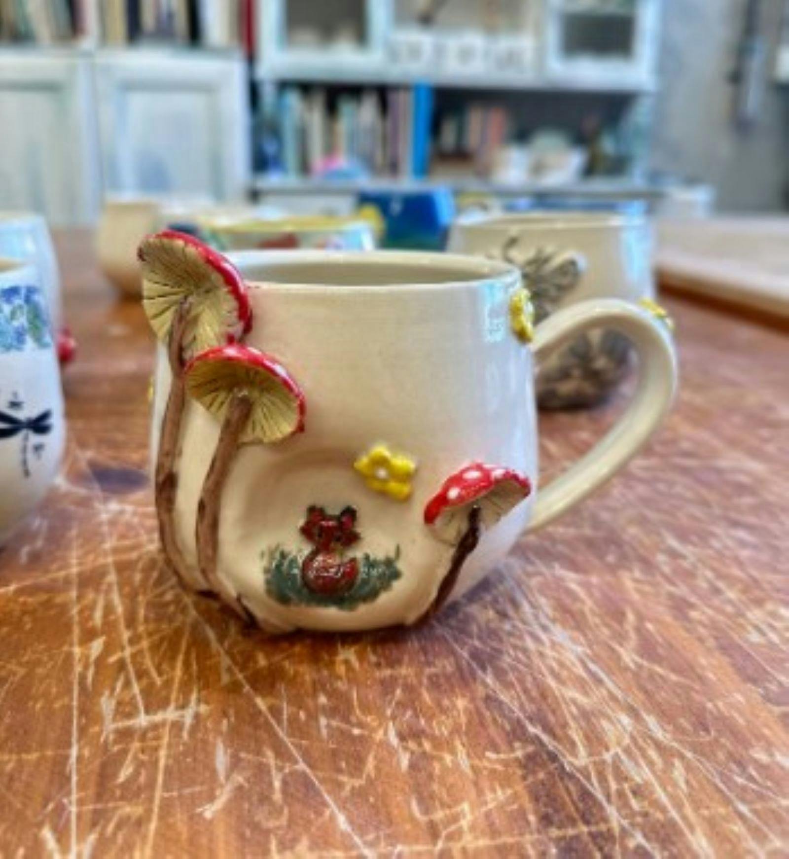 pottery mug