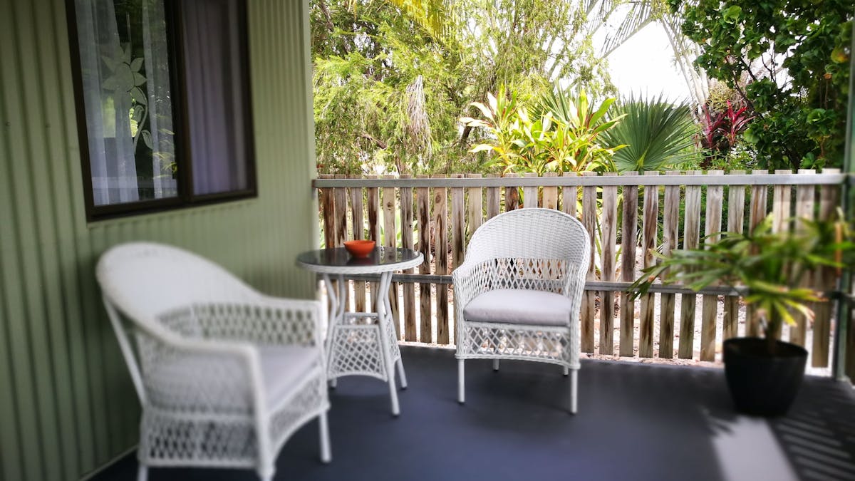 Exterior private area Cabin 3