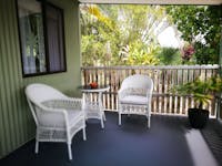 Exterior private area Cabin 3