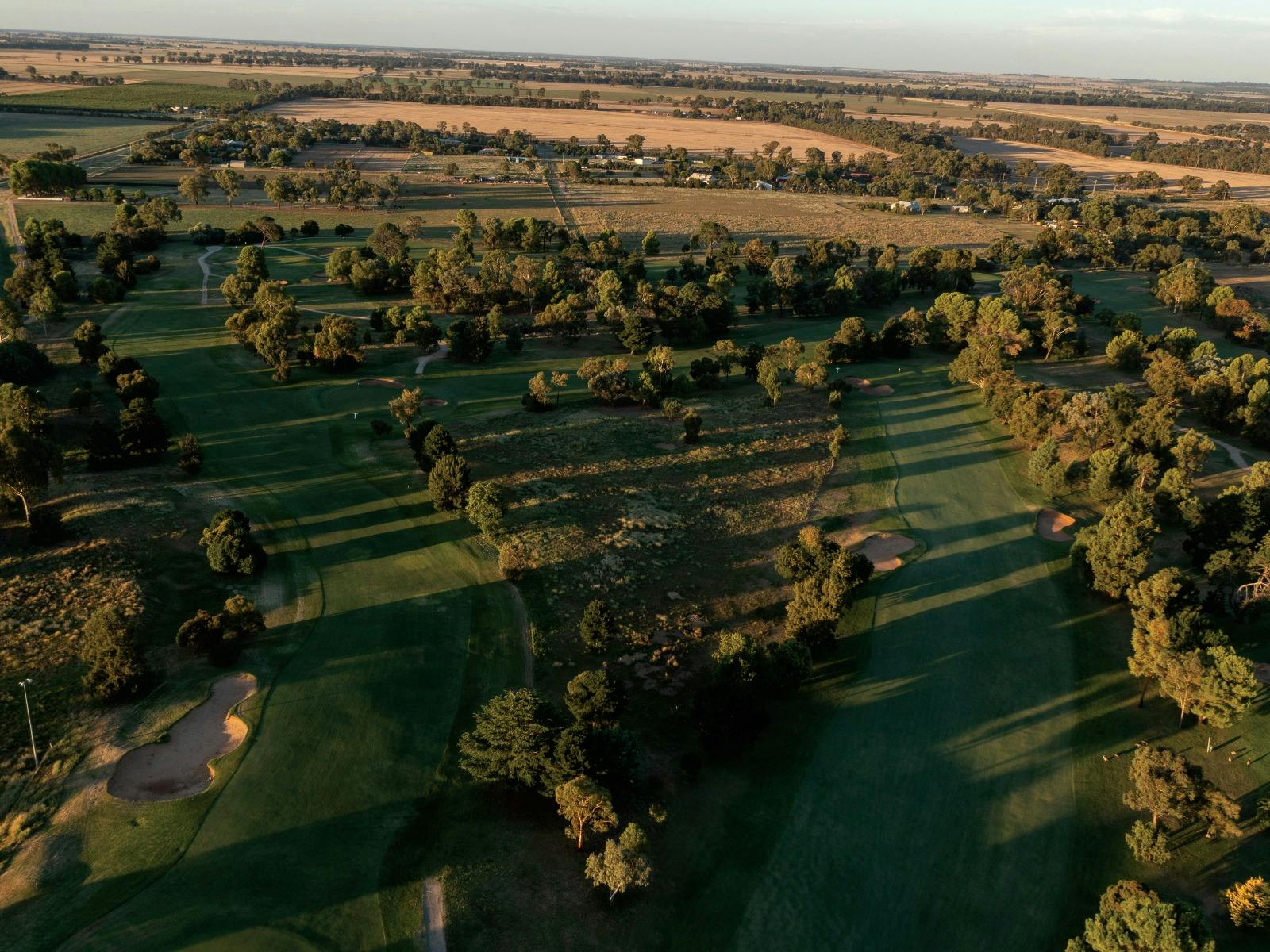 Aerial Shot of Course