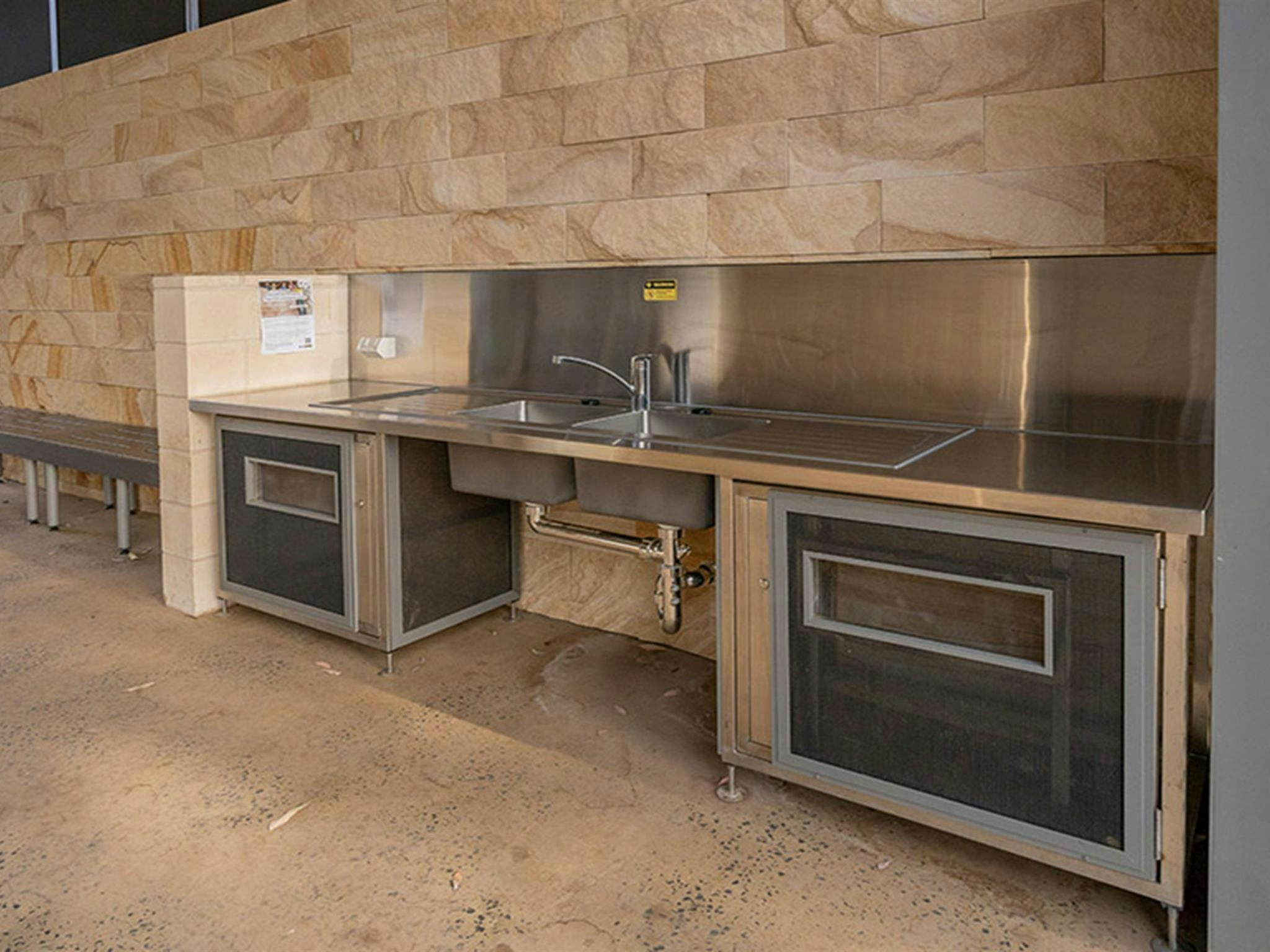 Facilities at Camp Blackman. Credit: John Spencer &copy; DCCEEW