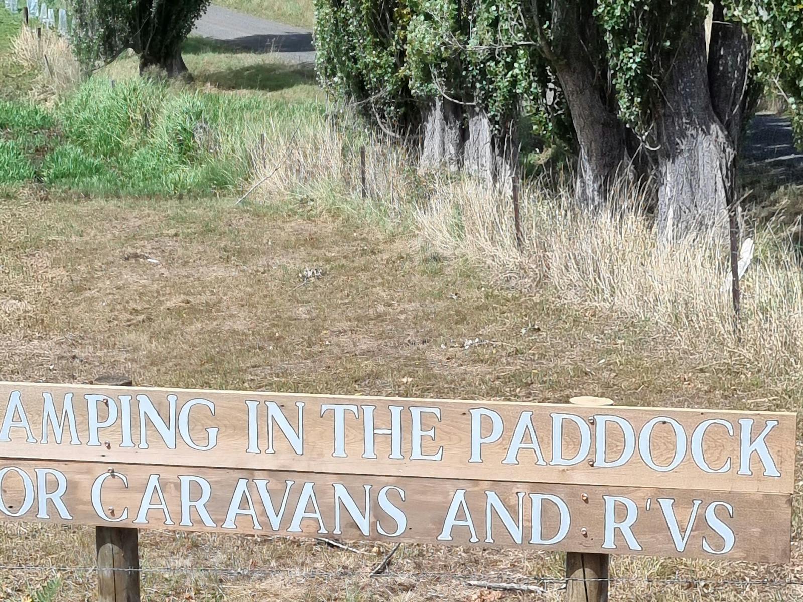 Camping in the Paddock Wilmot