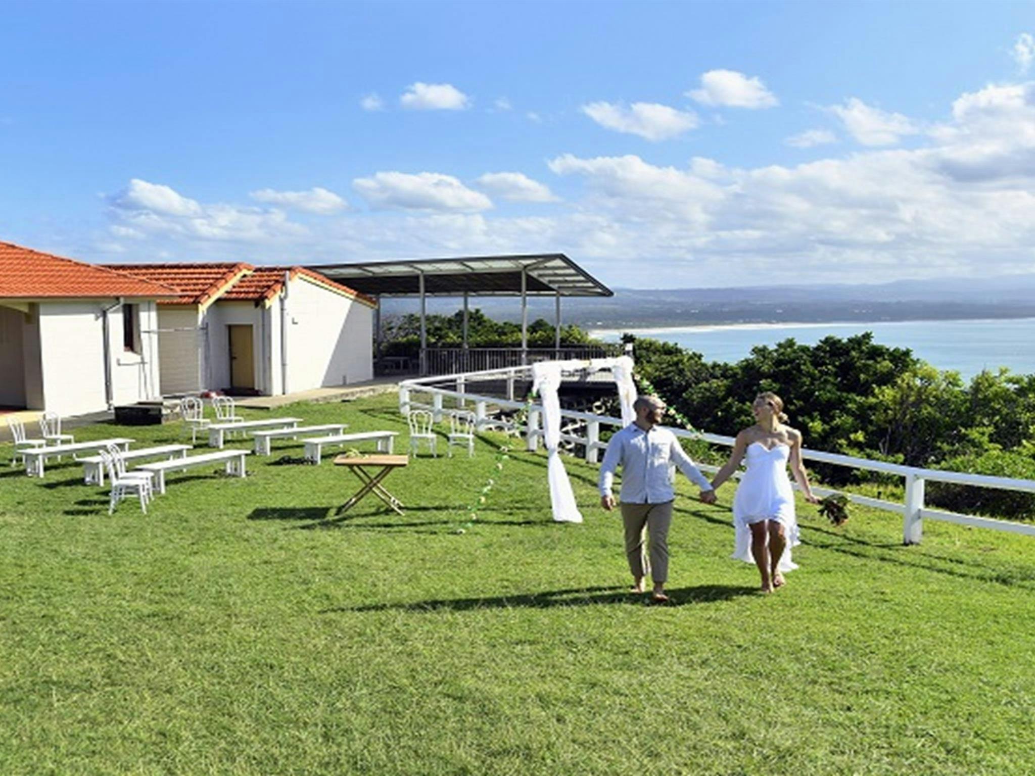 拜伦角灯塔草坪