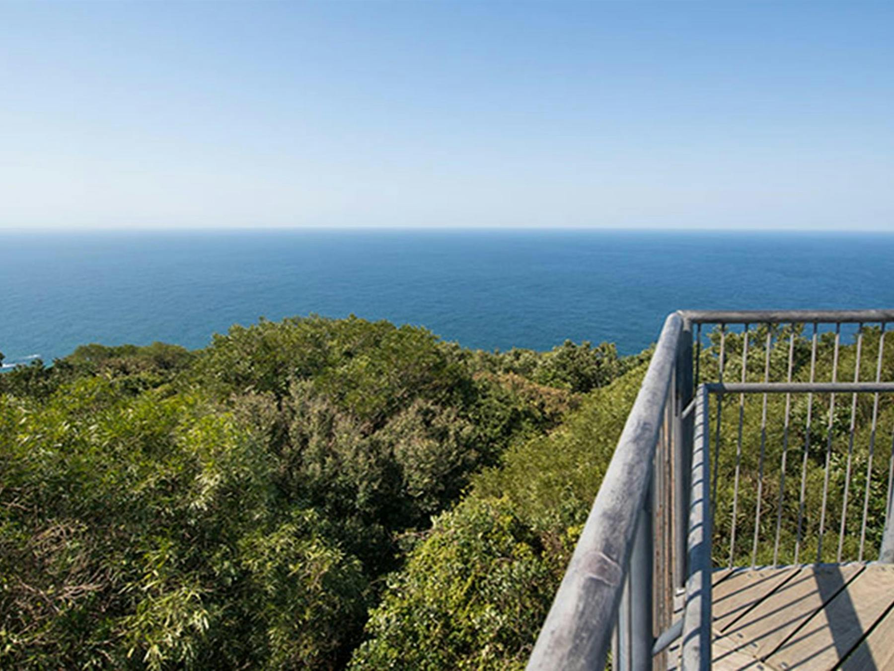 Viewpoint atop tower along Cape Hawke lookout walk, Booti Booti National Park. Photo credit: John