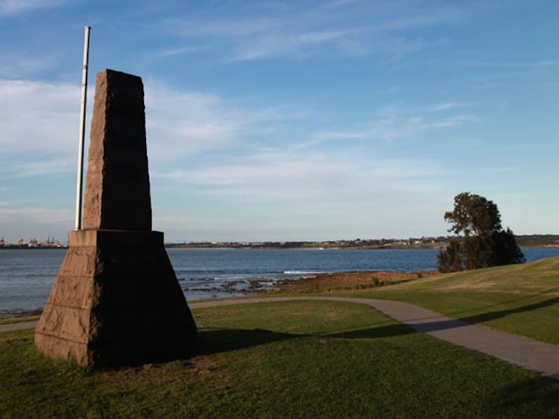 Site of Captain Cook's Landing Place. Photo: Andy Richards