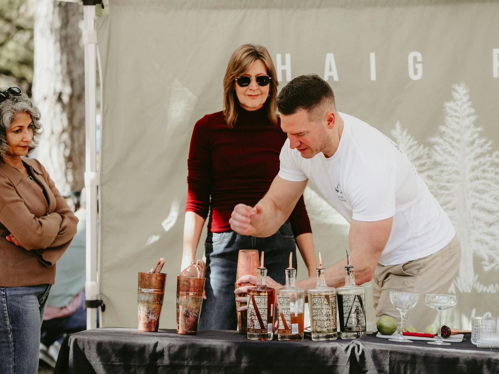 Workshops at the markets - cocktail making