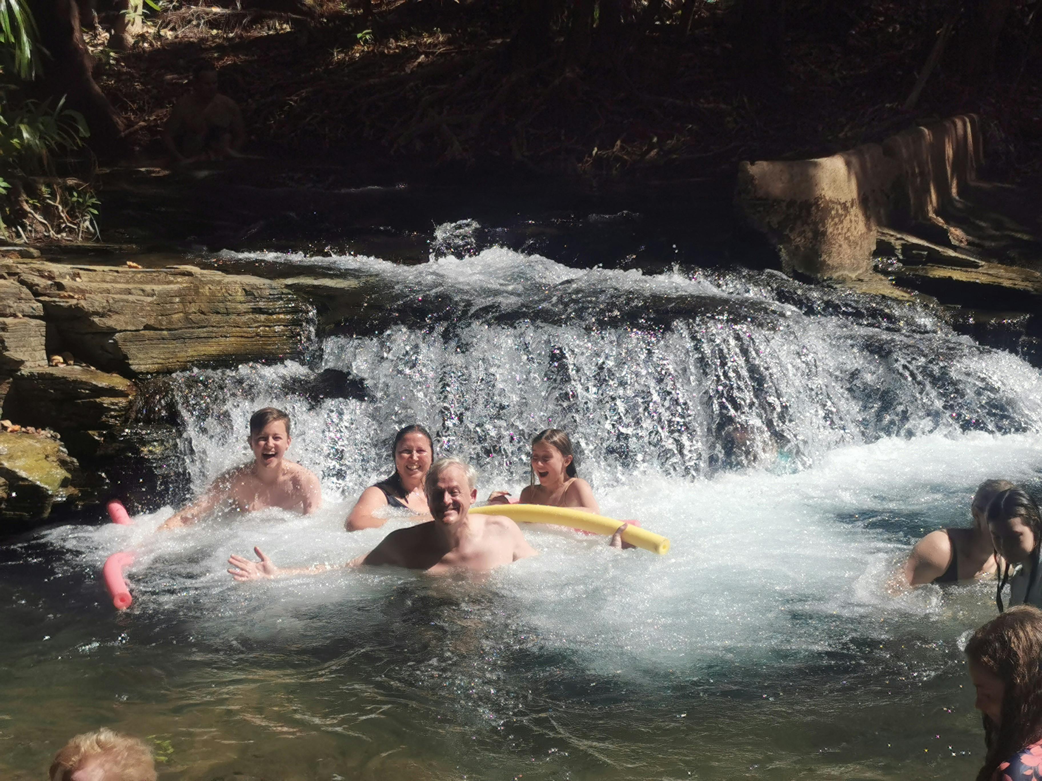 Berry Springs waterfall