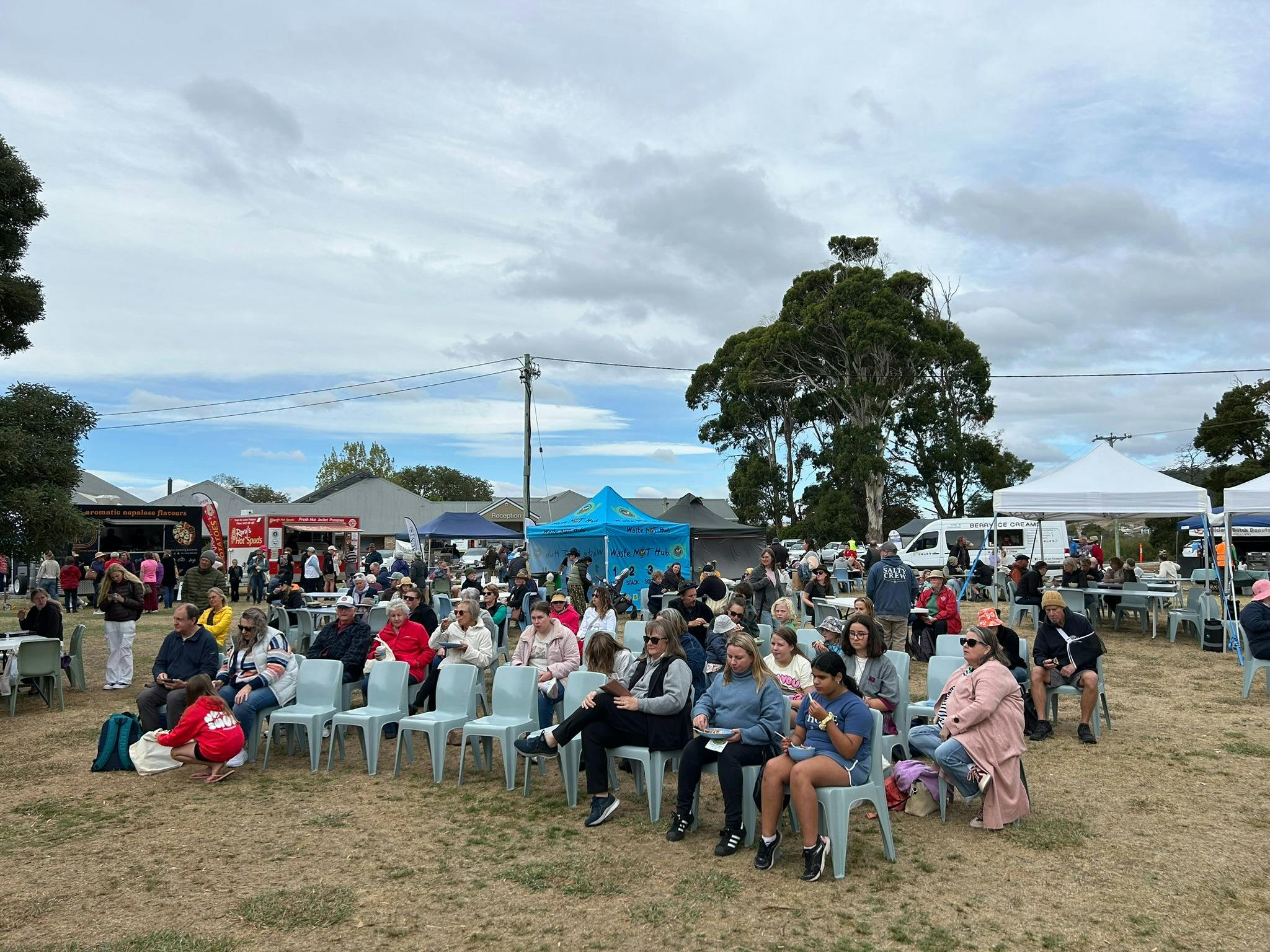 crowds flock musician line up and presenter's program at ecofest