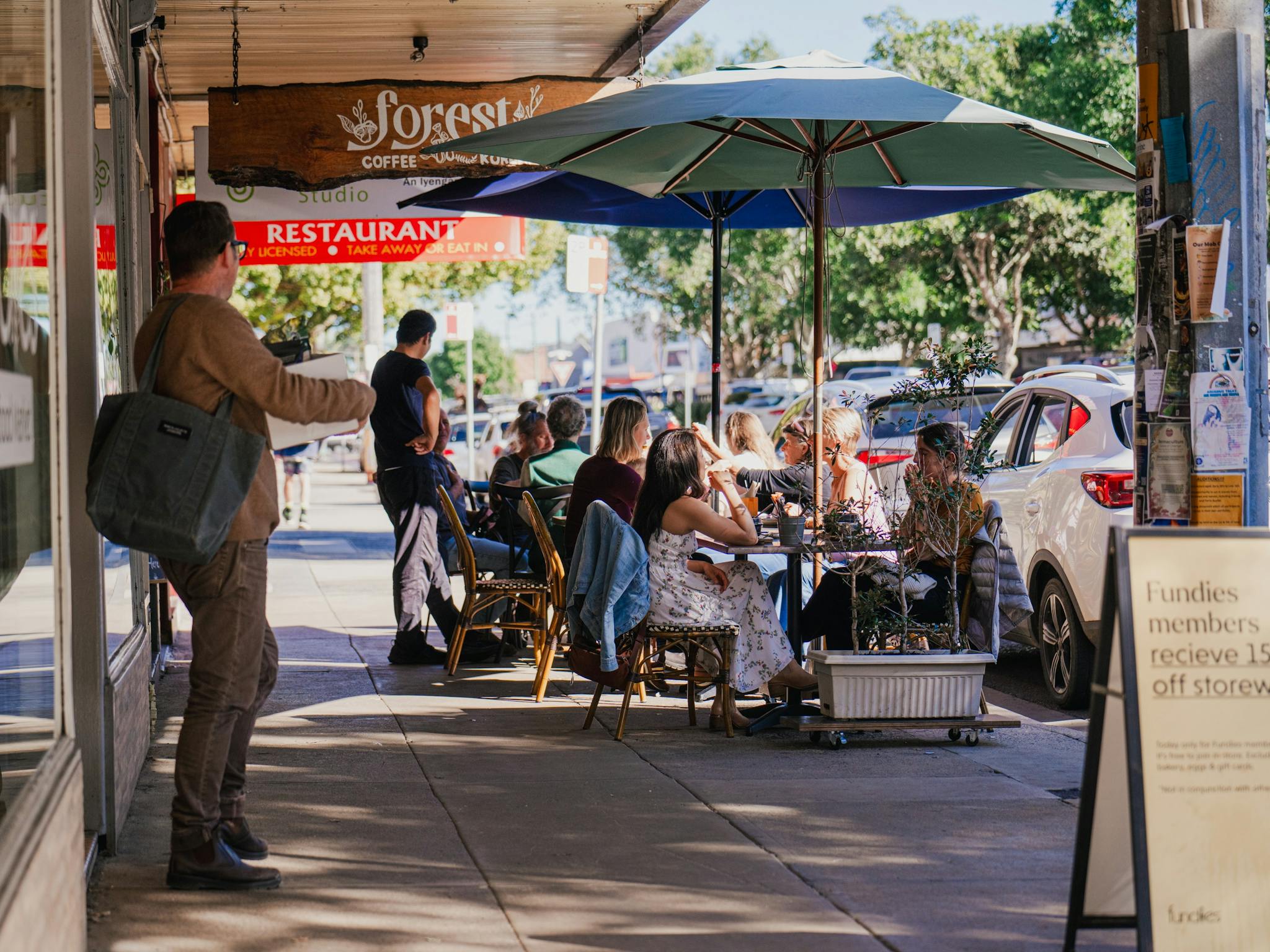 Forest Lismore al fresco dining