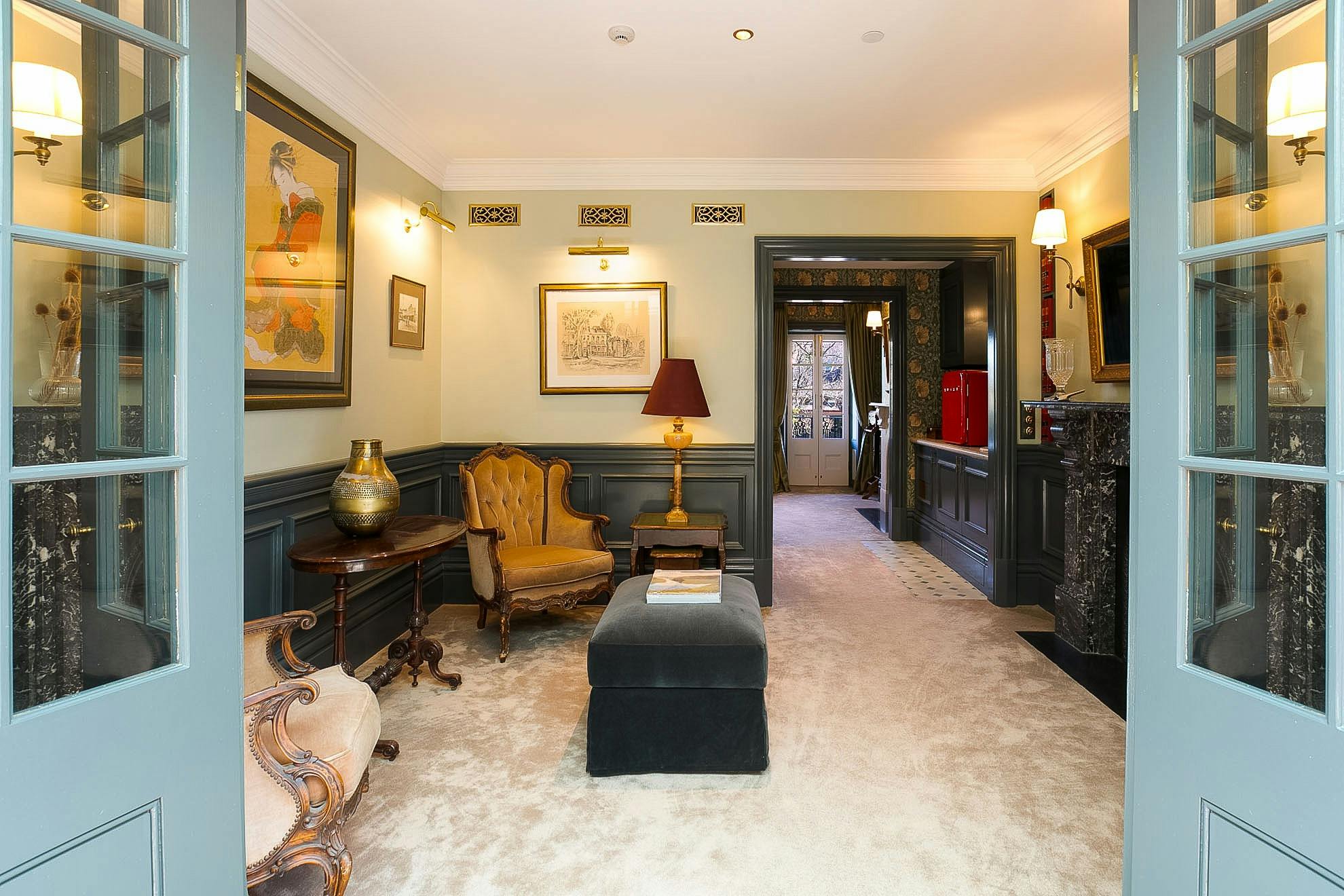 Luxury suite lounge area