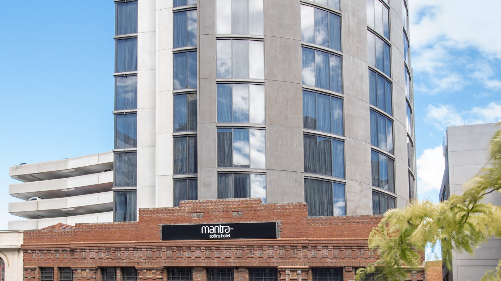 Hotel Facade and Accommodation tower