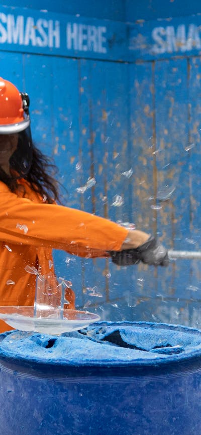 Smashing with Iron Bar