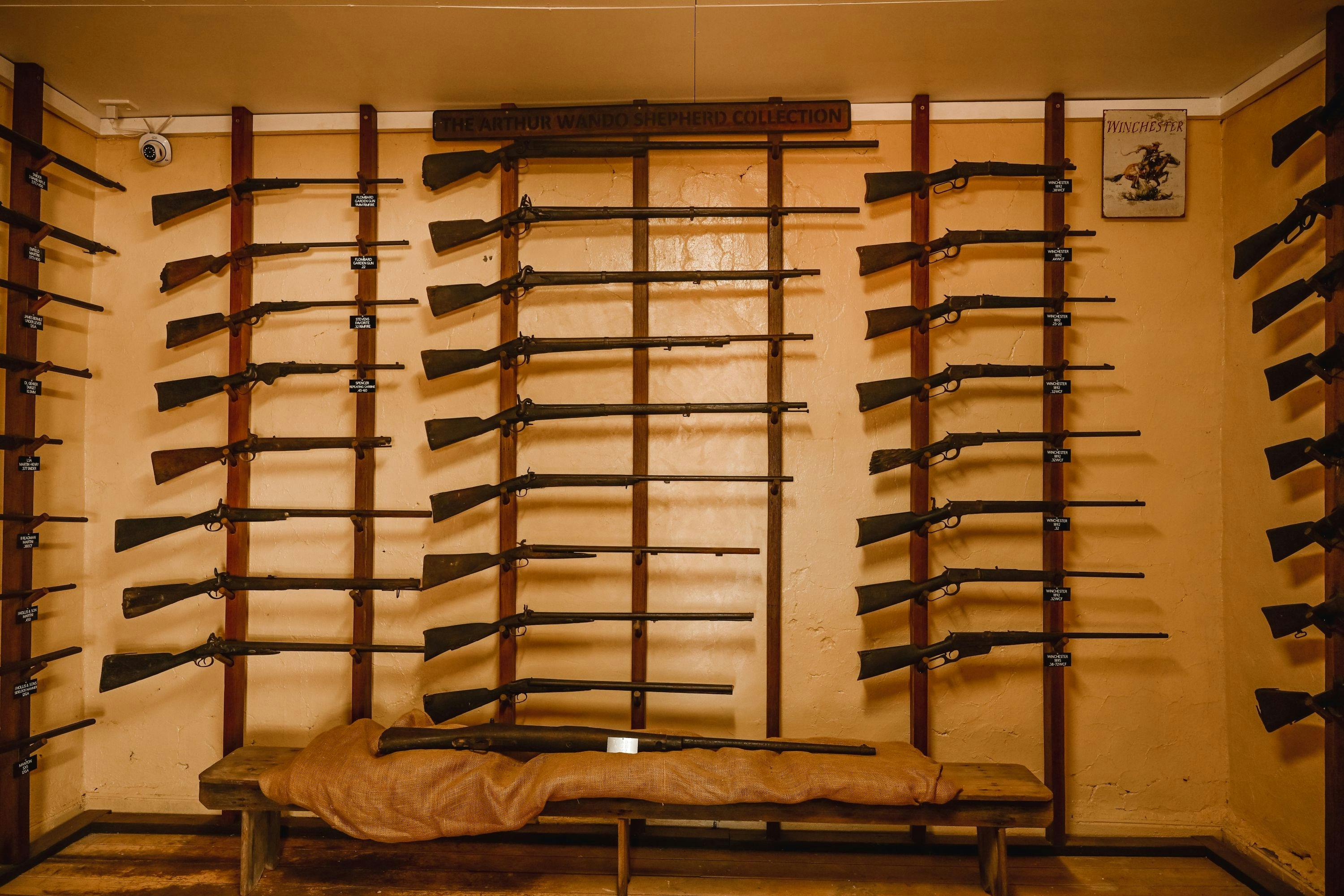 Arthur Wando Shepherd Collection of antique firearms