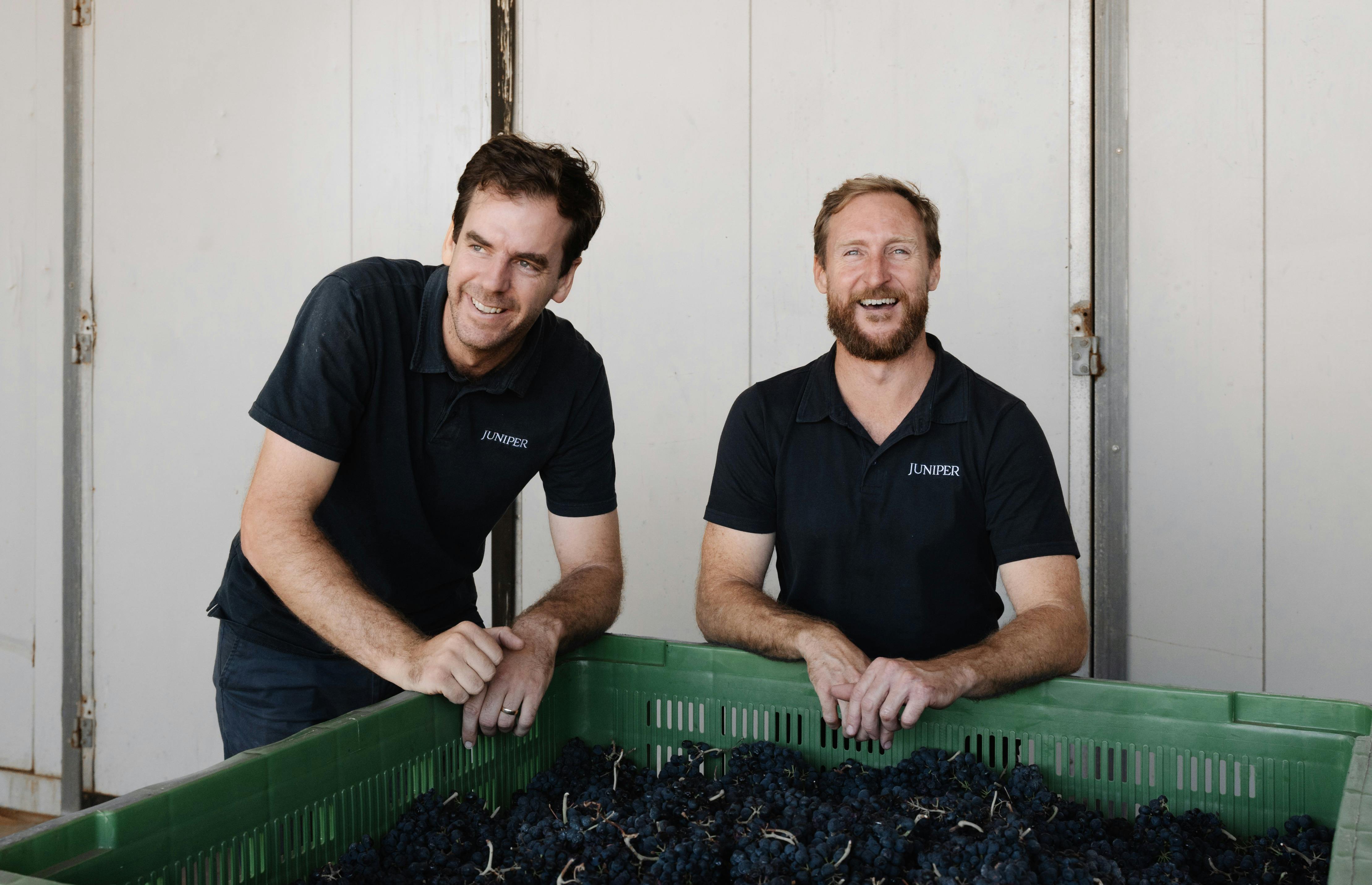 CEO Tom Hill (left) & Head Winemaker Andy Bretherton (right)