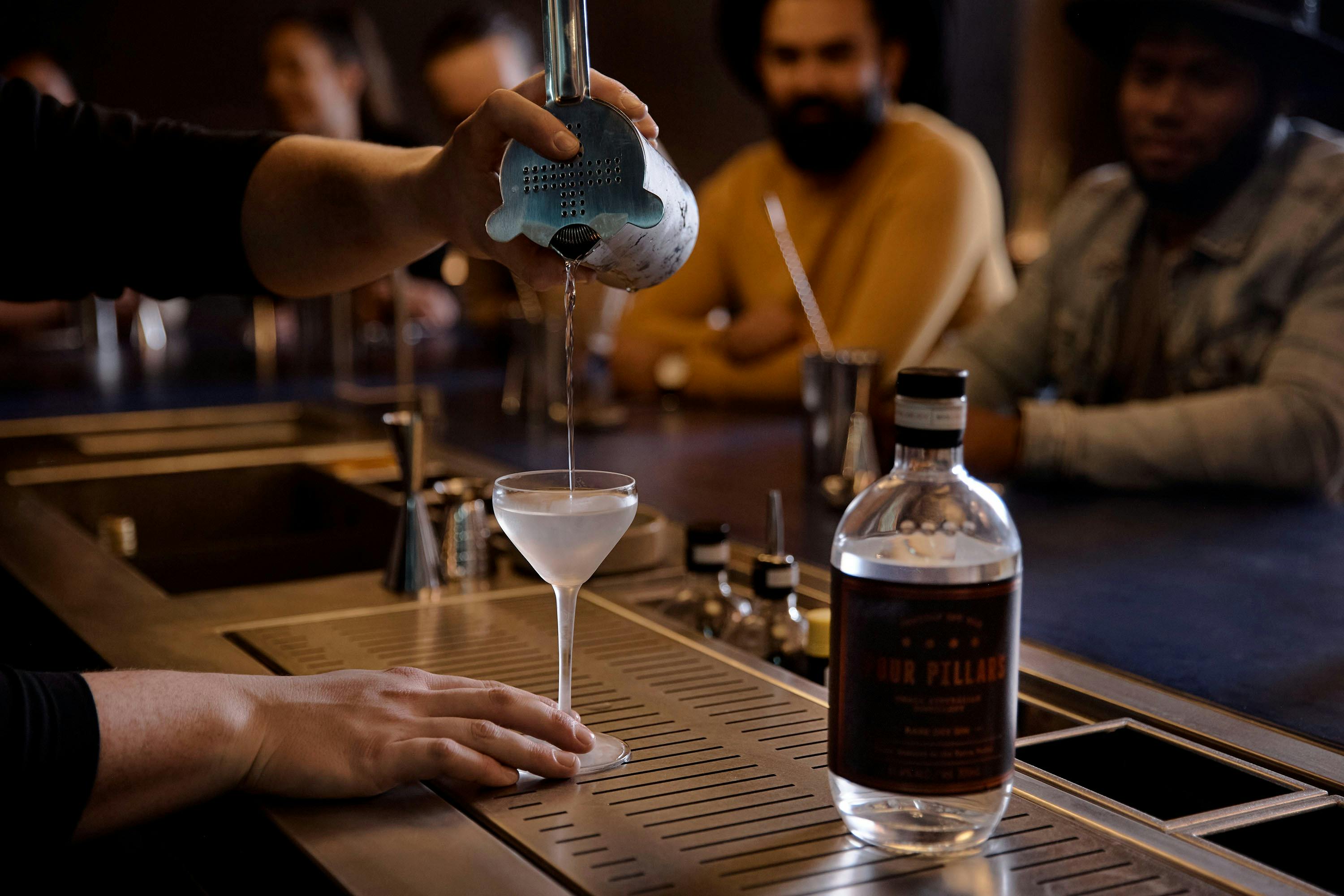 Gin cocktail