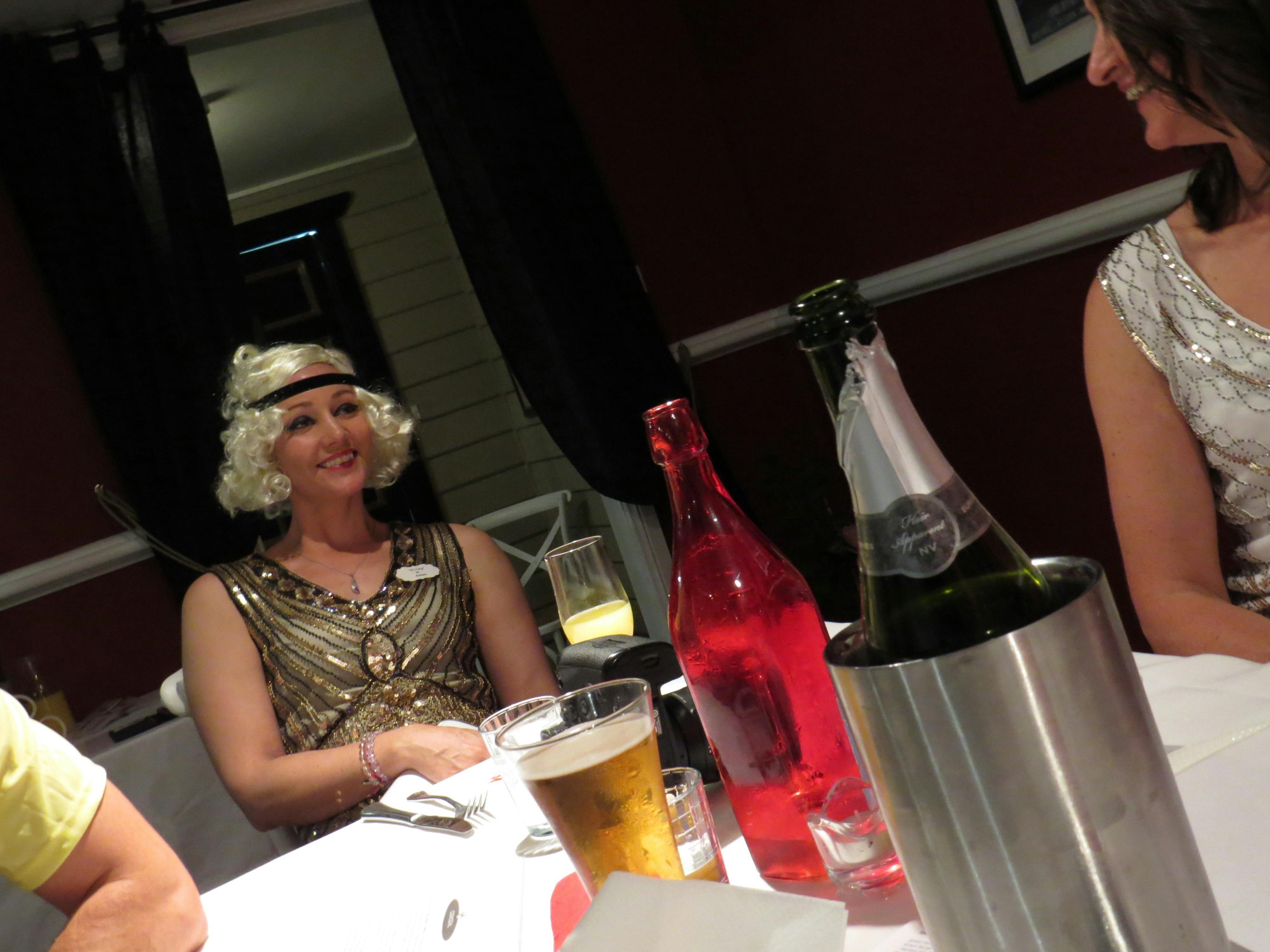 Homicidal Fun for the Team! A group shot of a company team at a Murder.