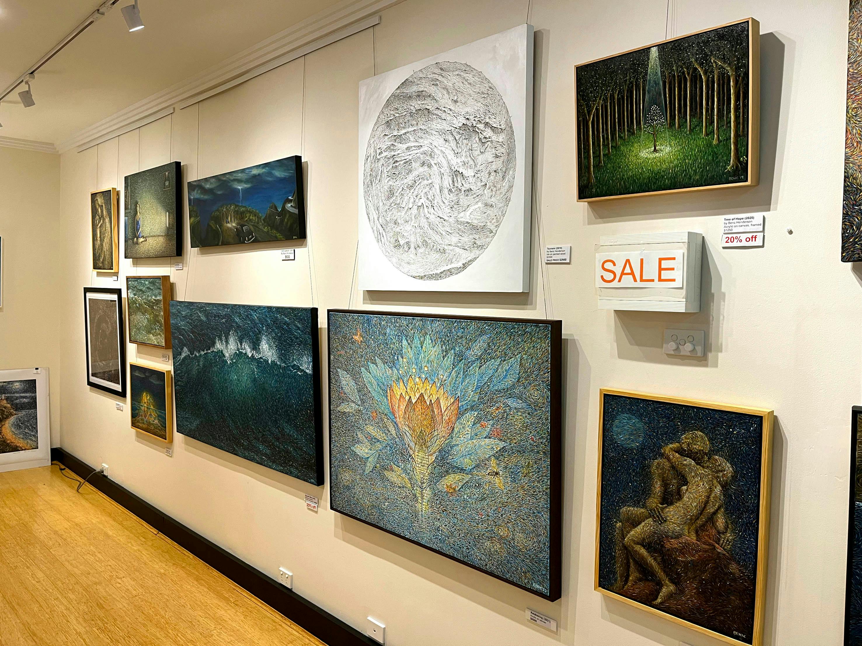 Paintings at IUltragrafik