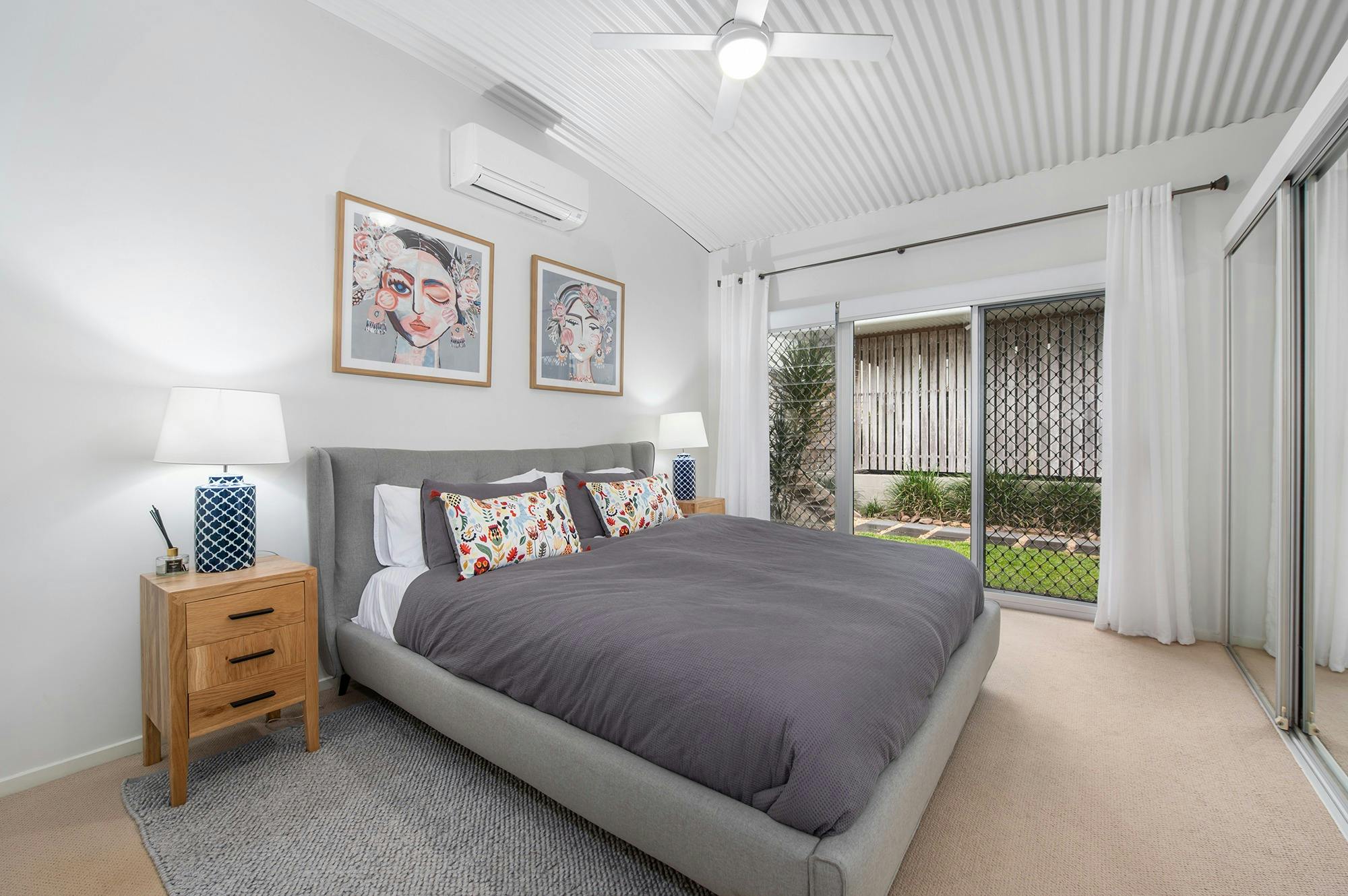 Enjoy a peaceful nights sleep in a king size bed in the master suite