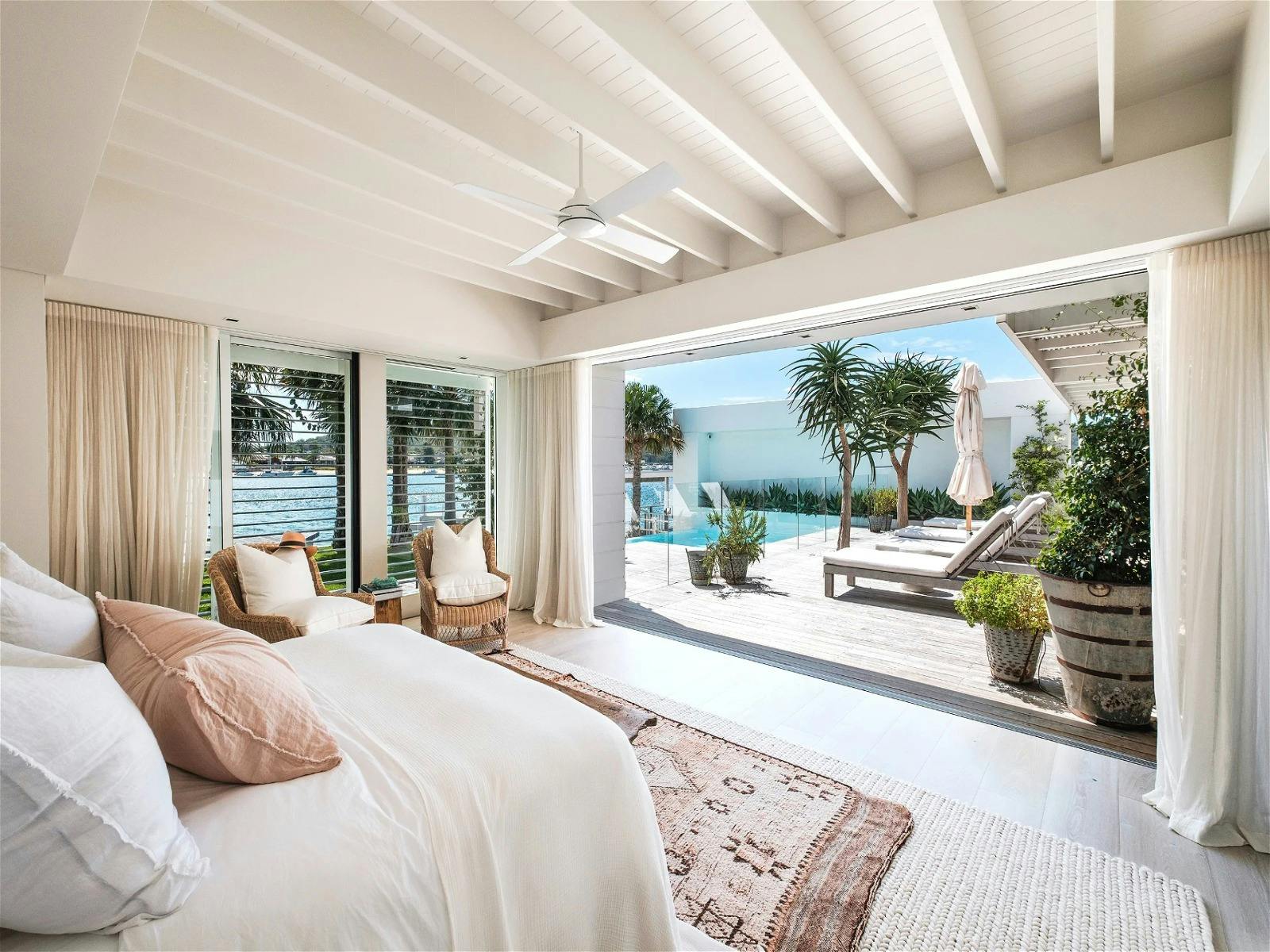 Stylish masters bedroom