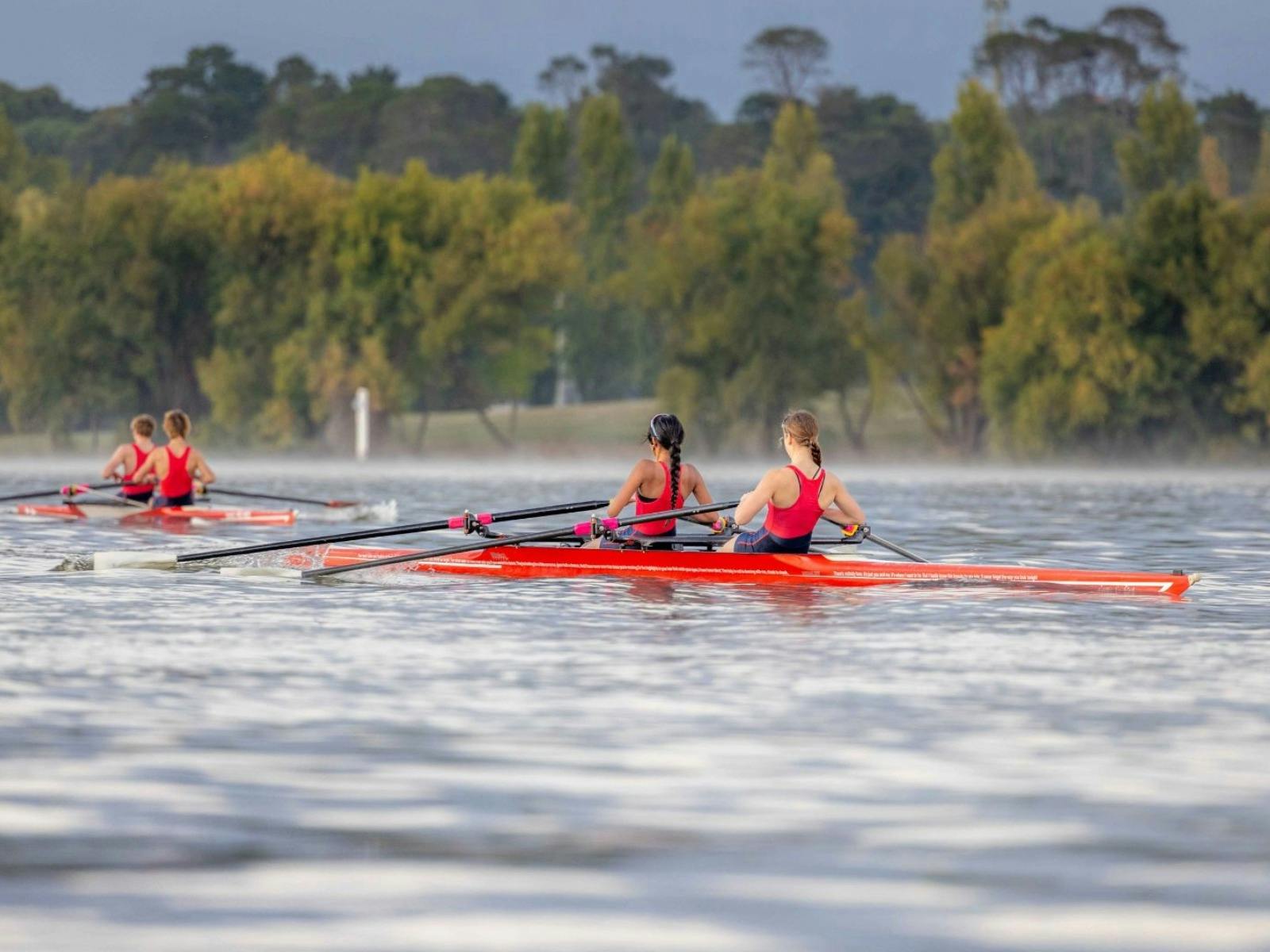 School Holiday Rowing at Red Shed