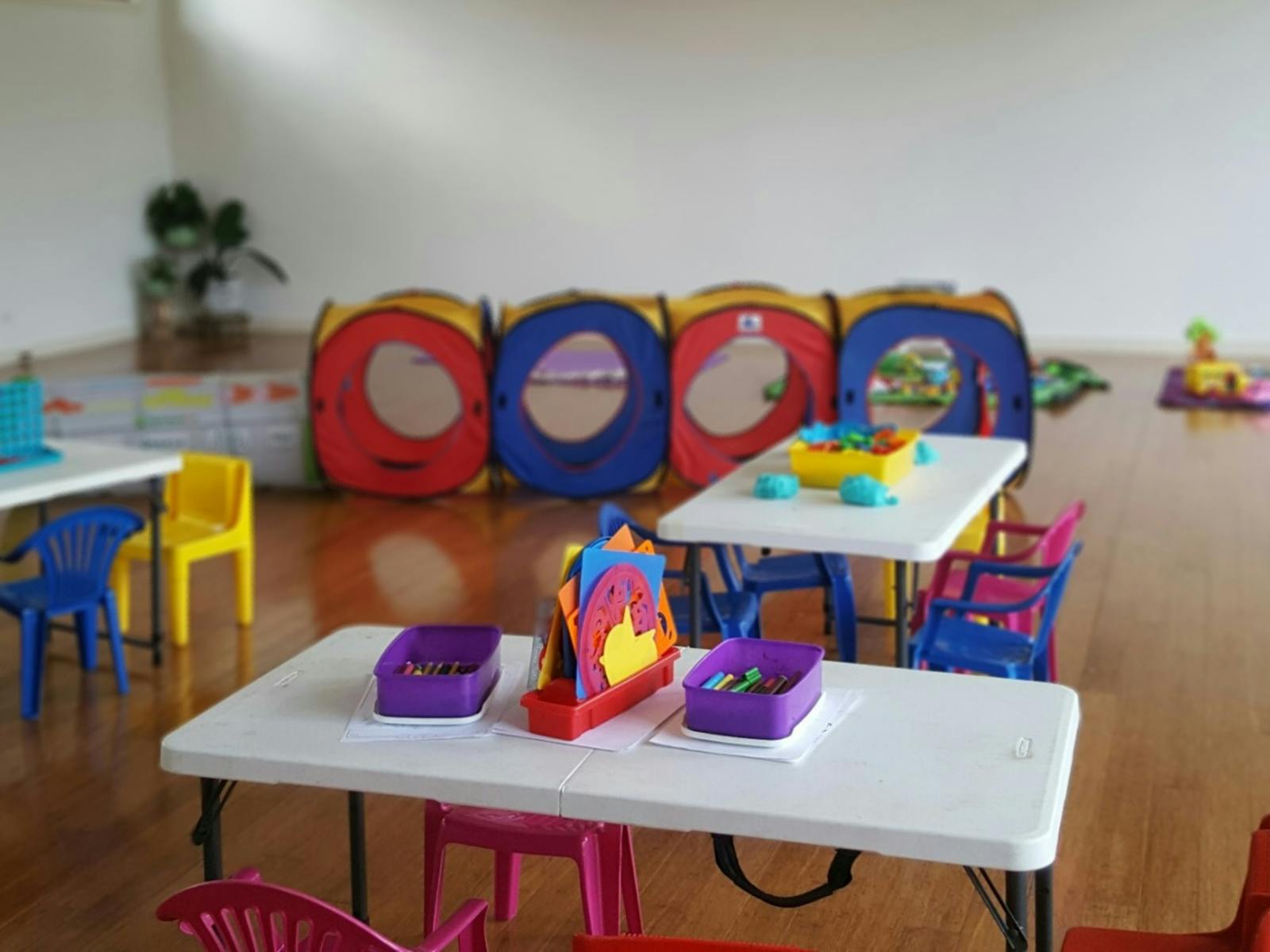 Depending on the location of service, an Activity Room is ideal for children attending.