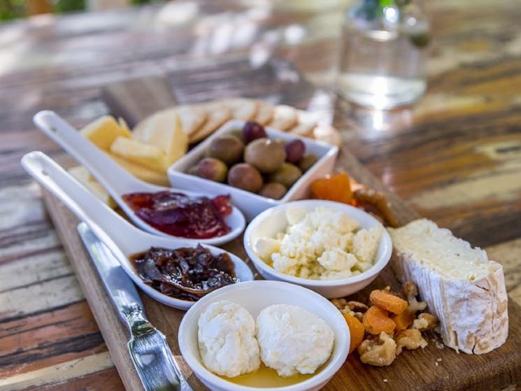 The delicious gourmet cheese and antipasto platters have become quite a hit