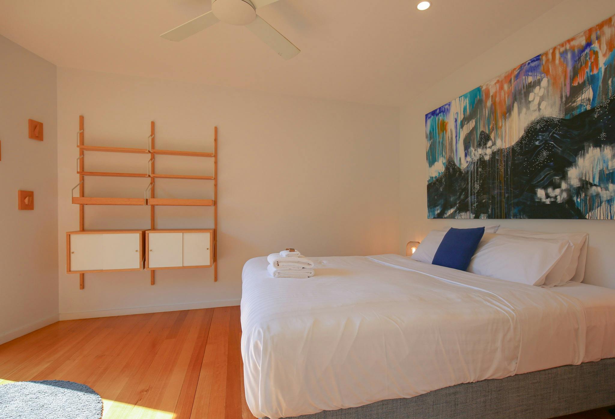 King Splitable Bedroom 2 at The Stelvio Villas One Bright Accommodation Alpine Valley Getaways
