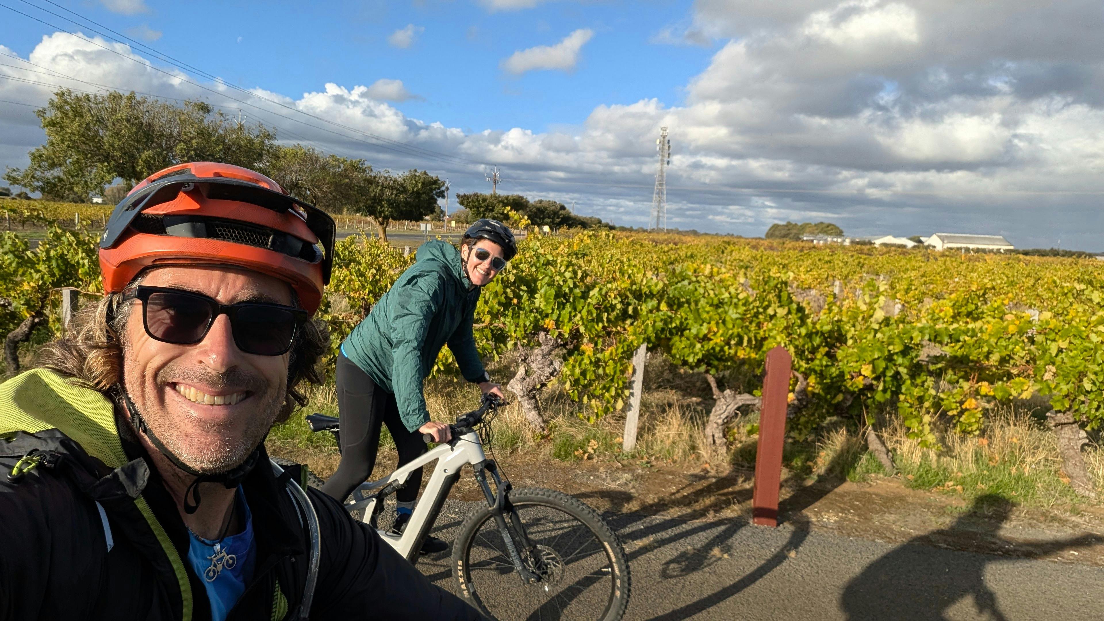 Ebike in the wine country