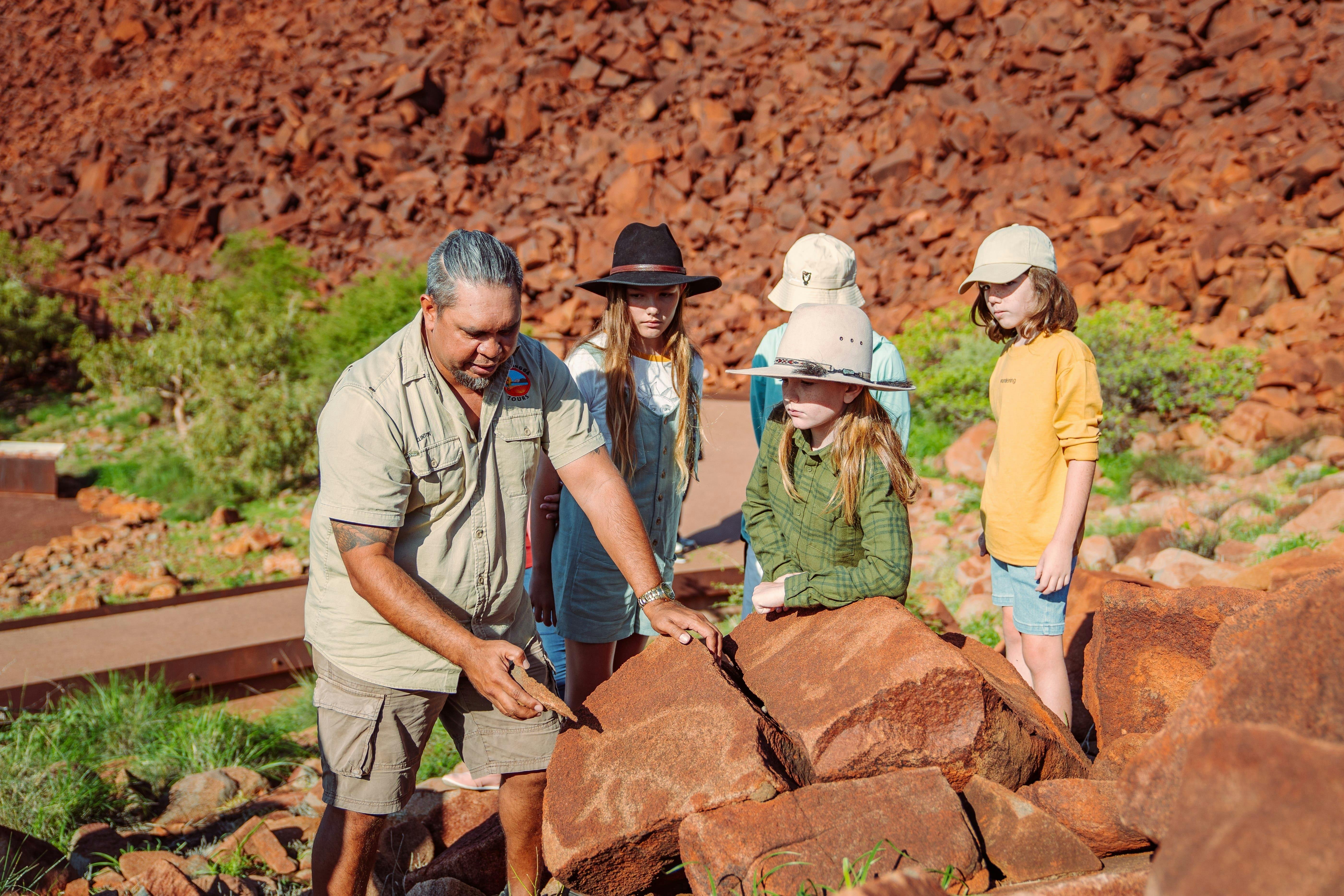 Aboriginal guided Rock Art Tour at Murujuga National Park