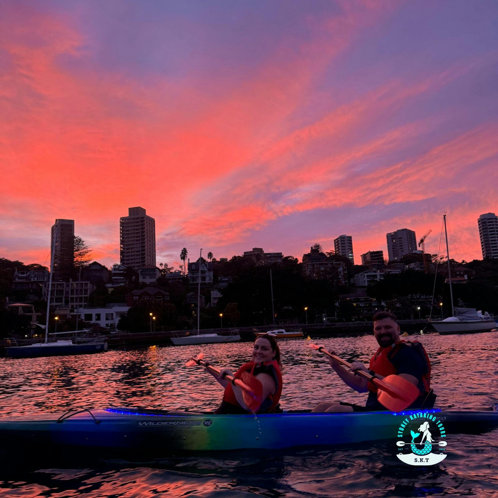 Sydney Kajaktouren Sonnenaufgangstour