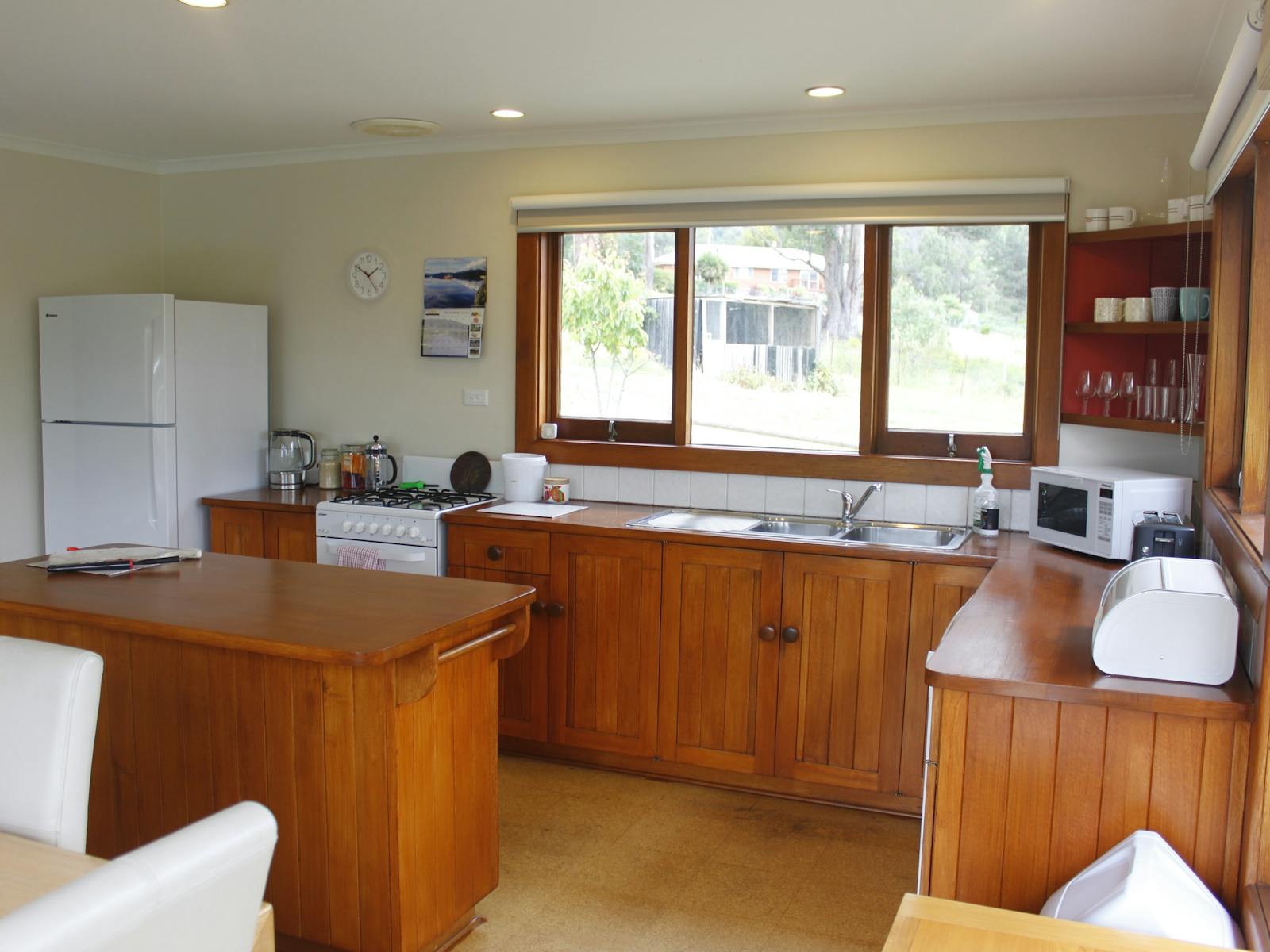 Kitchen  at Huon Country Cottage