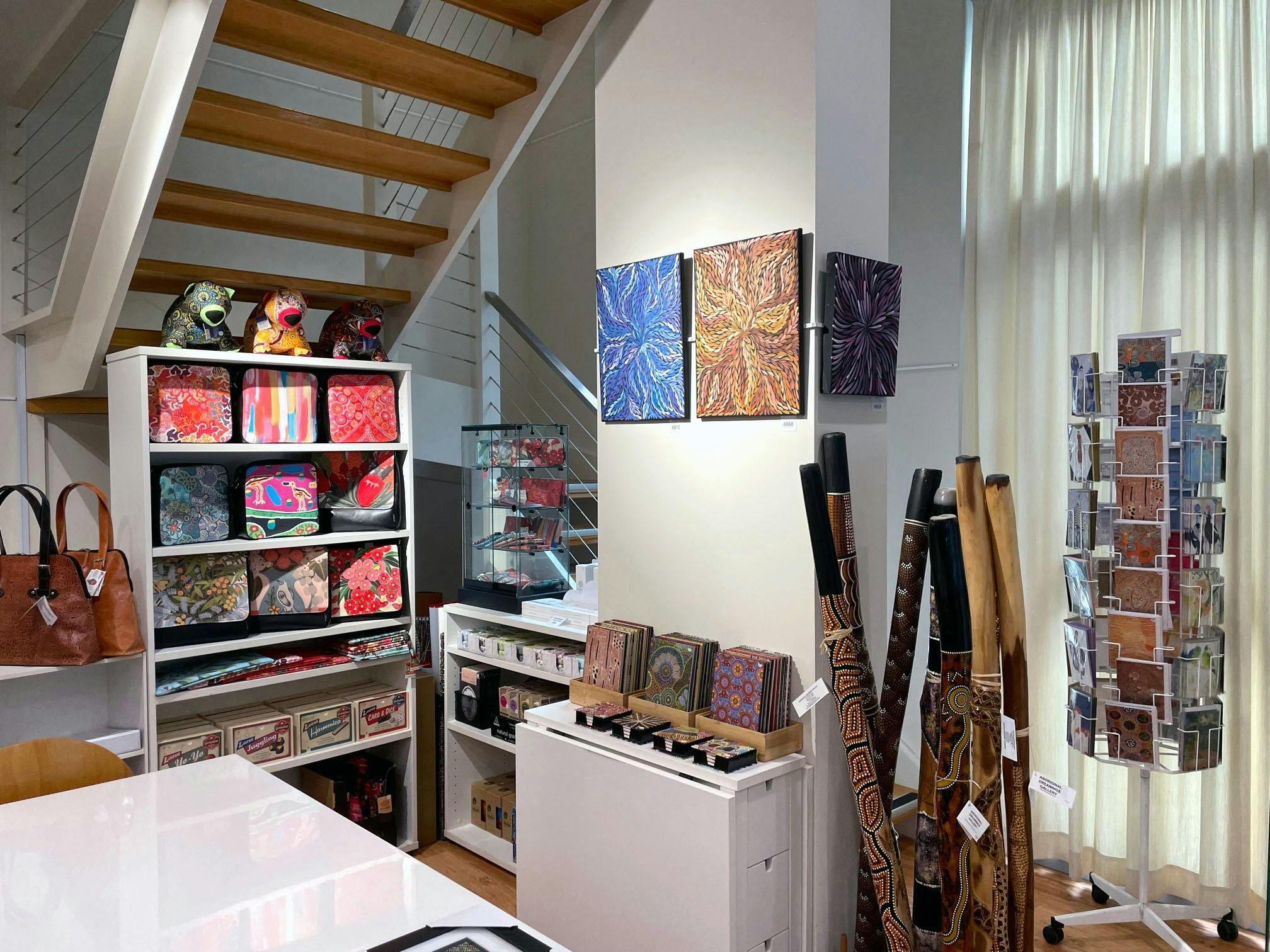 Aboriginal art, gifts and didjeridus at Artworld ADG Canberra City