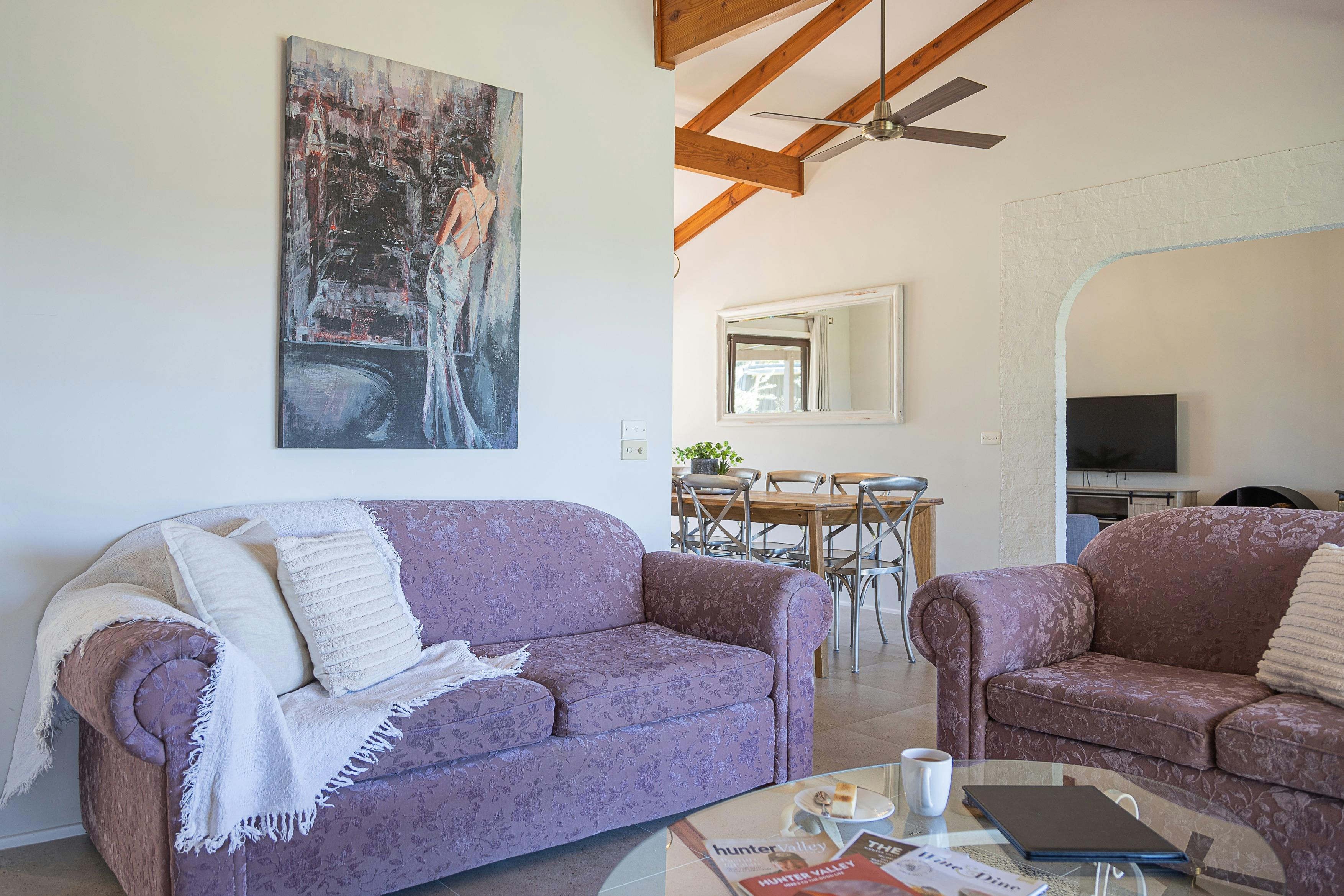 Hunter Valley accommodation homestead at Hunter Gleann