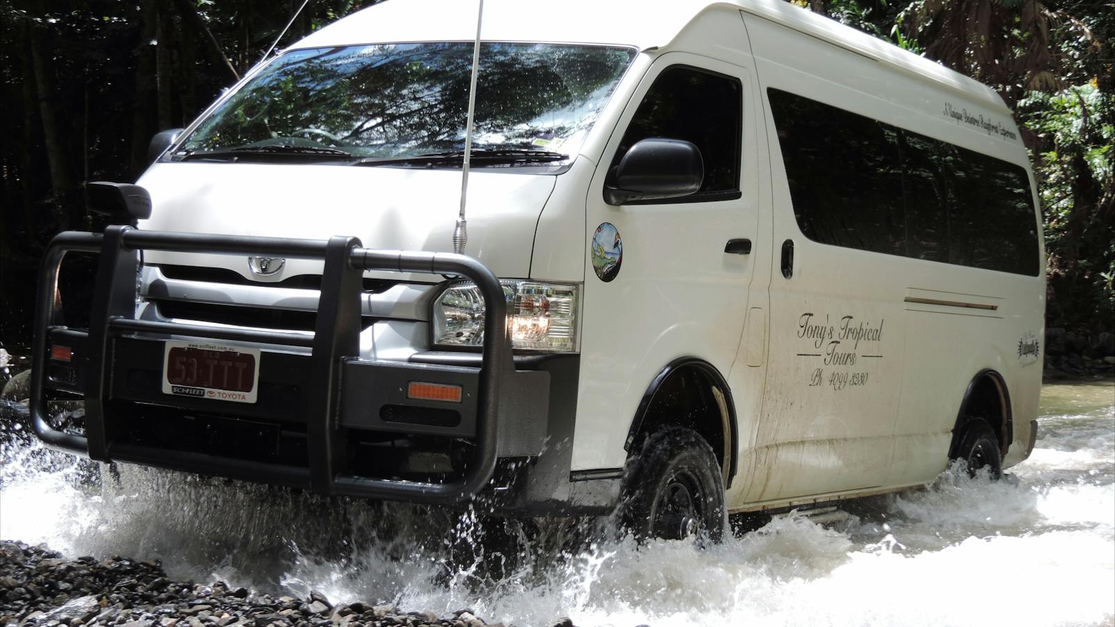 Off Roading to the Bloomfield Falls with Tony's Tropical Tours