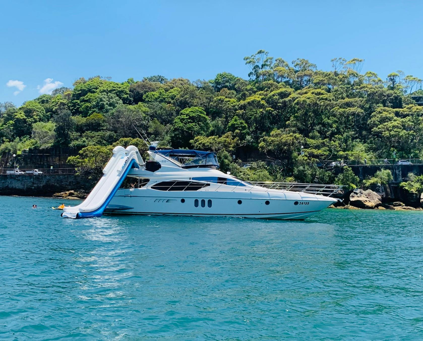 luxury yacht for hire Boatique Sydney