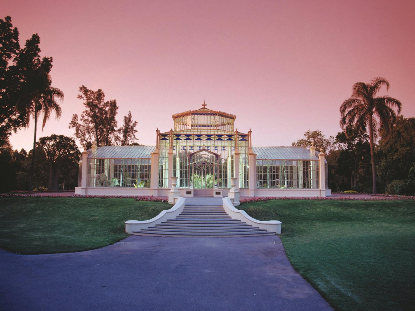 Adelaide Botanic Garden's Palm House was built in 1877 and is one of the last of its kind remaining.