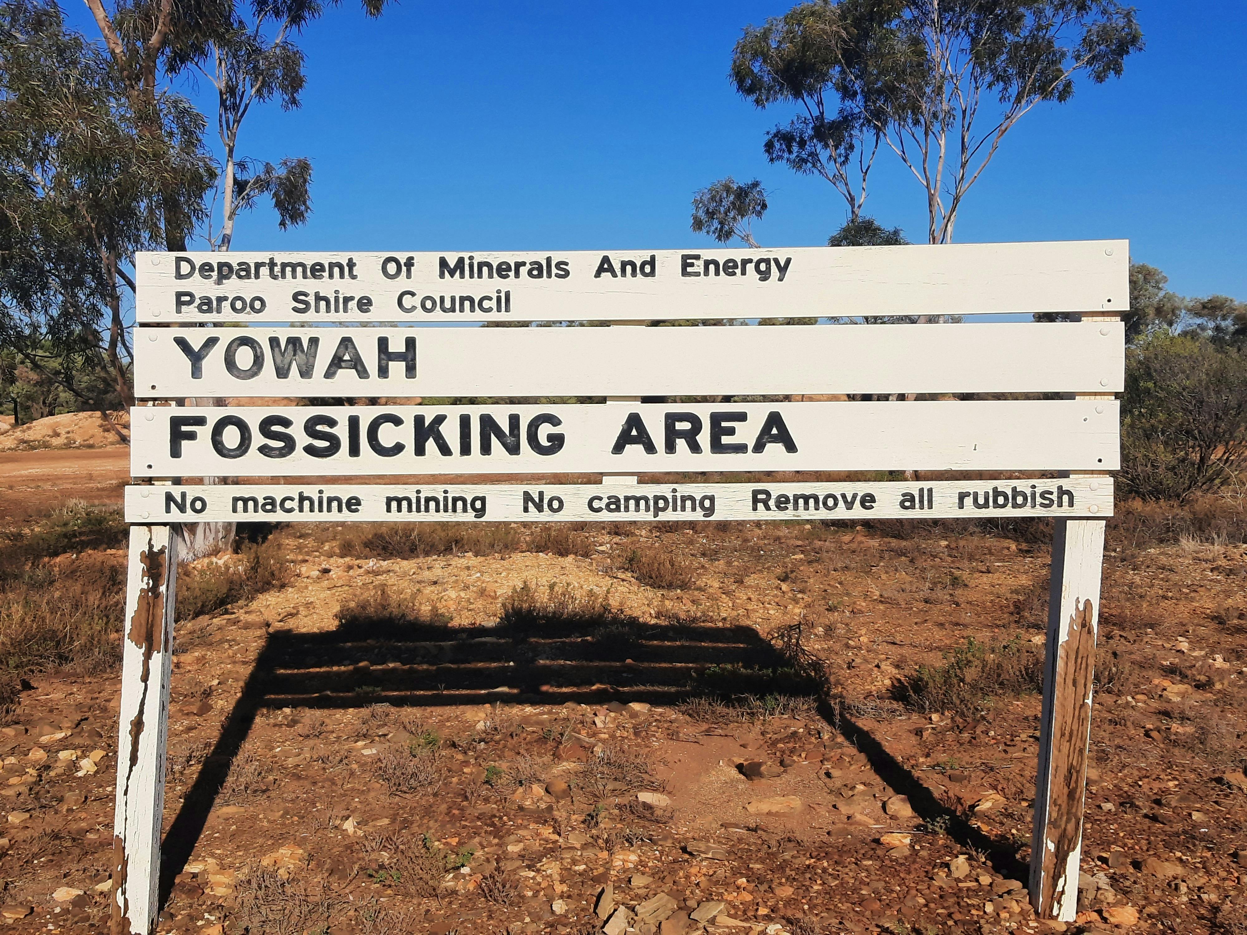 Yowah Fossicking Area