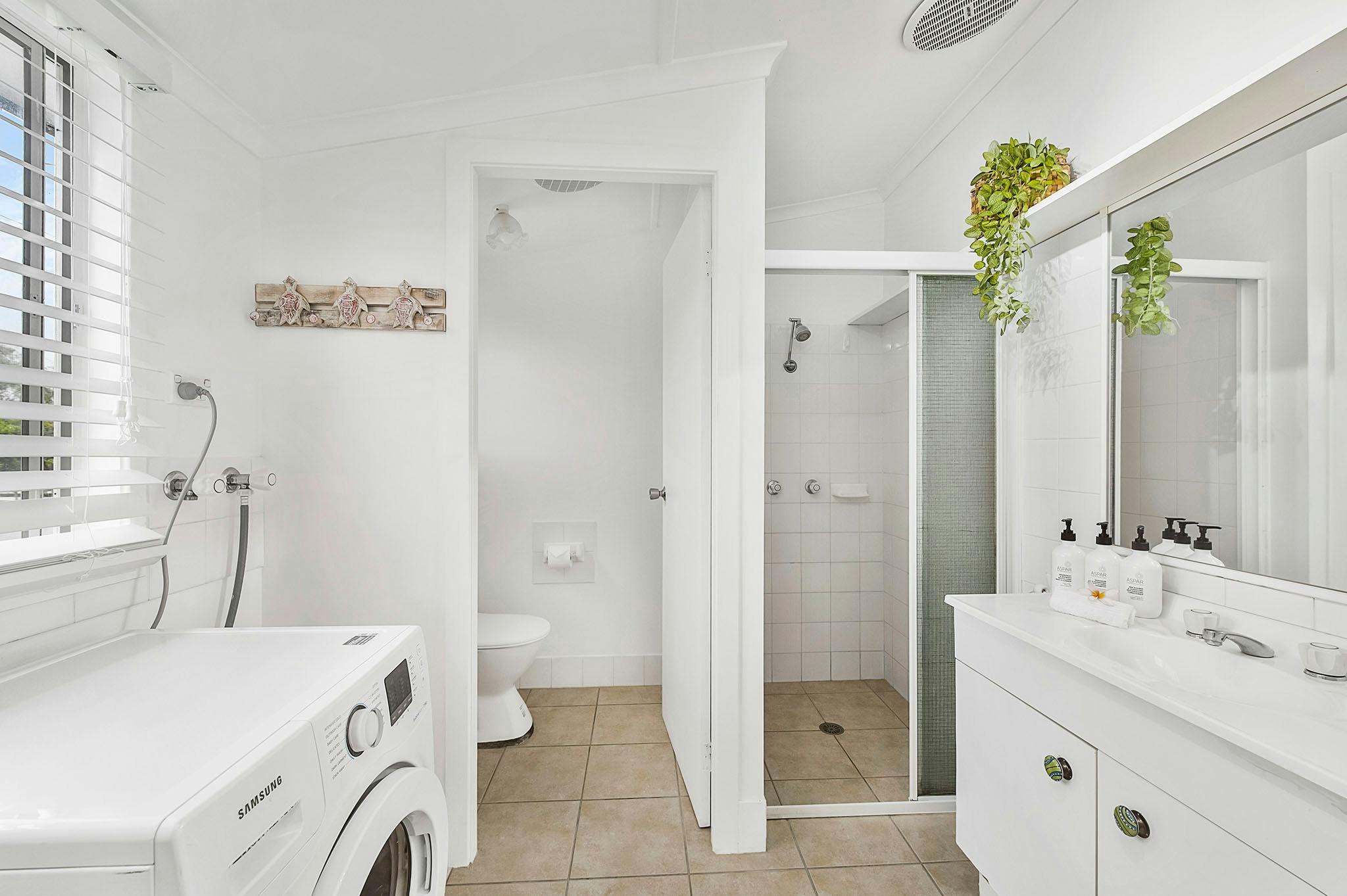 Bathroom and laundry