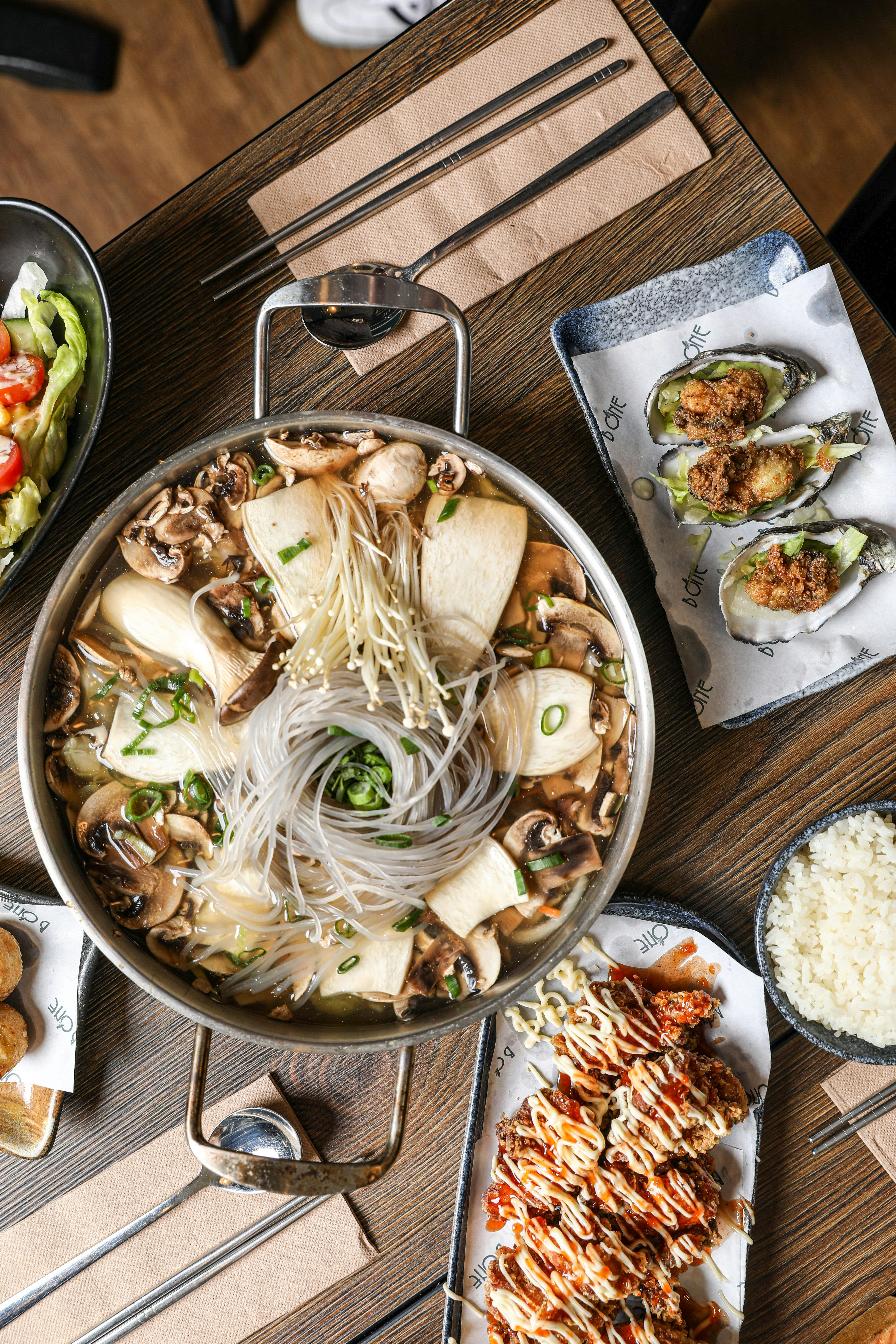 Hotpot, fried chicken & oysters