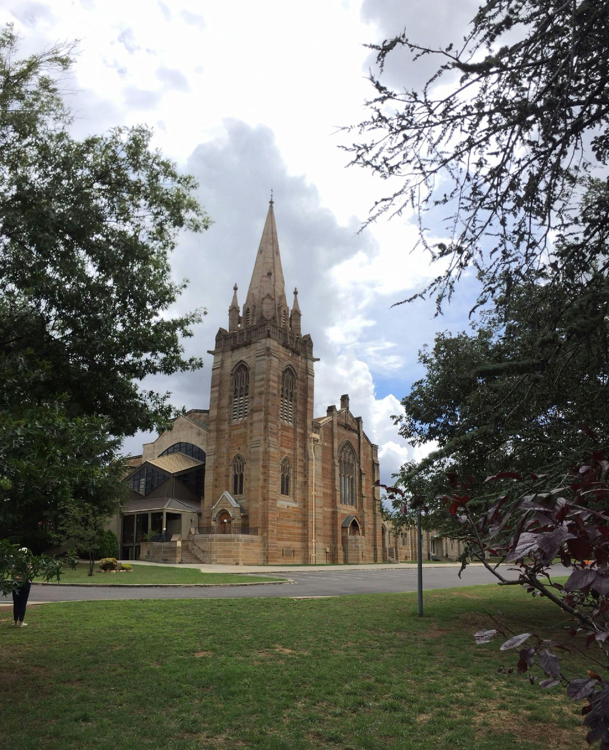 Exterior view of the Presbyterian Church of St. Andrew