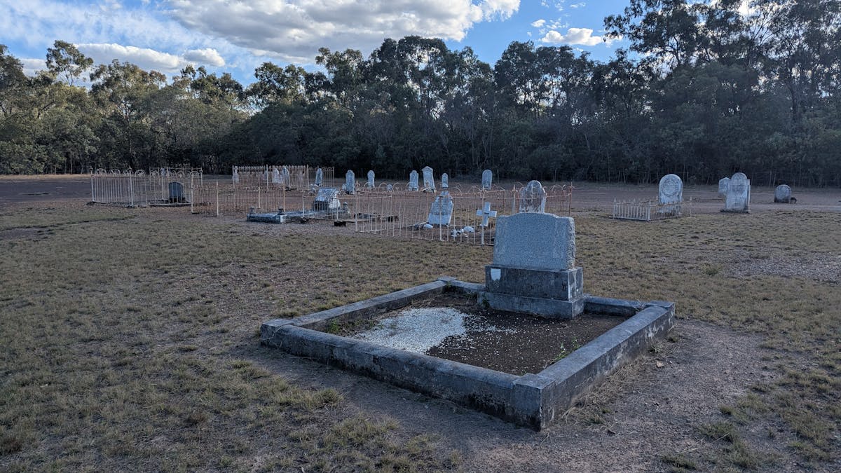 Graves at St Lawrence Cemetery
