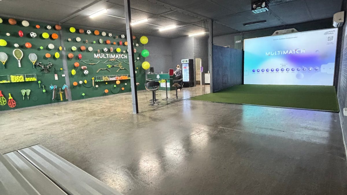 MultiMatch Cleveland indoor play space with equipment for skills, parties and games.