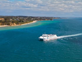 Searoad ferries cruising beautiful Port Phillip Bay