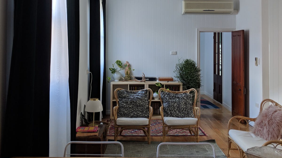 Lounge room with chairs Lounge room with chairs