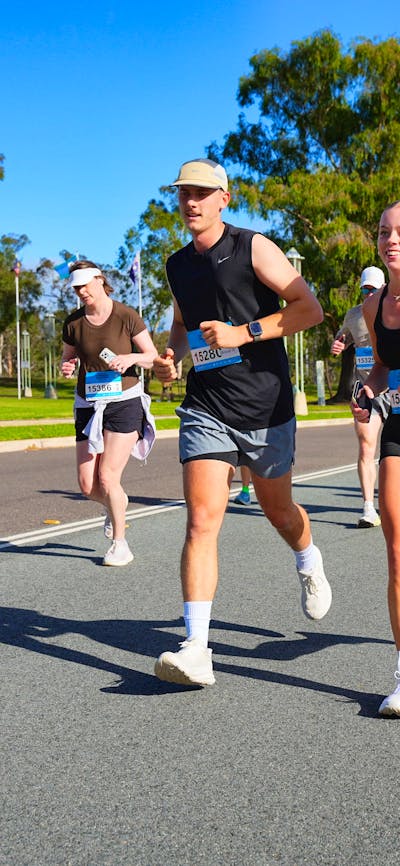 Participants Running in Canberra