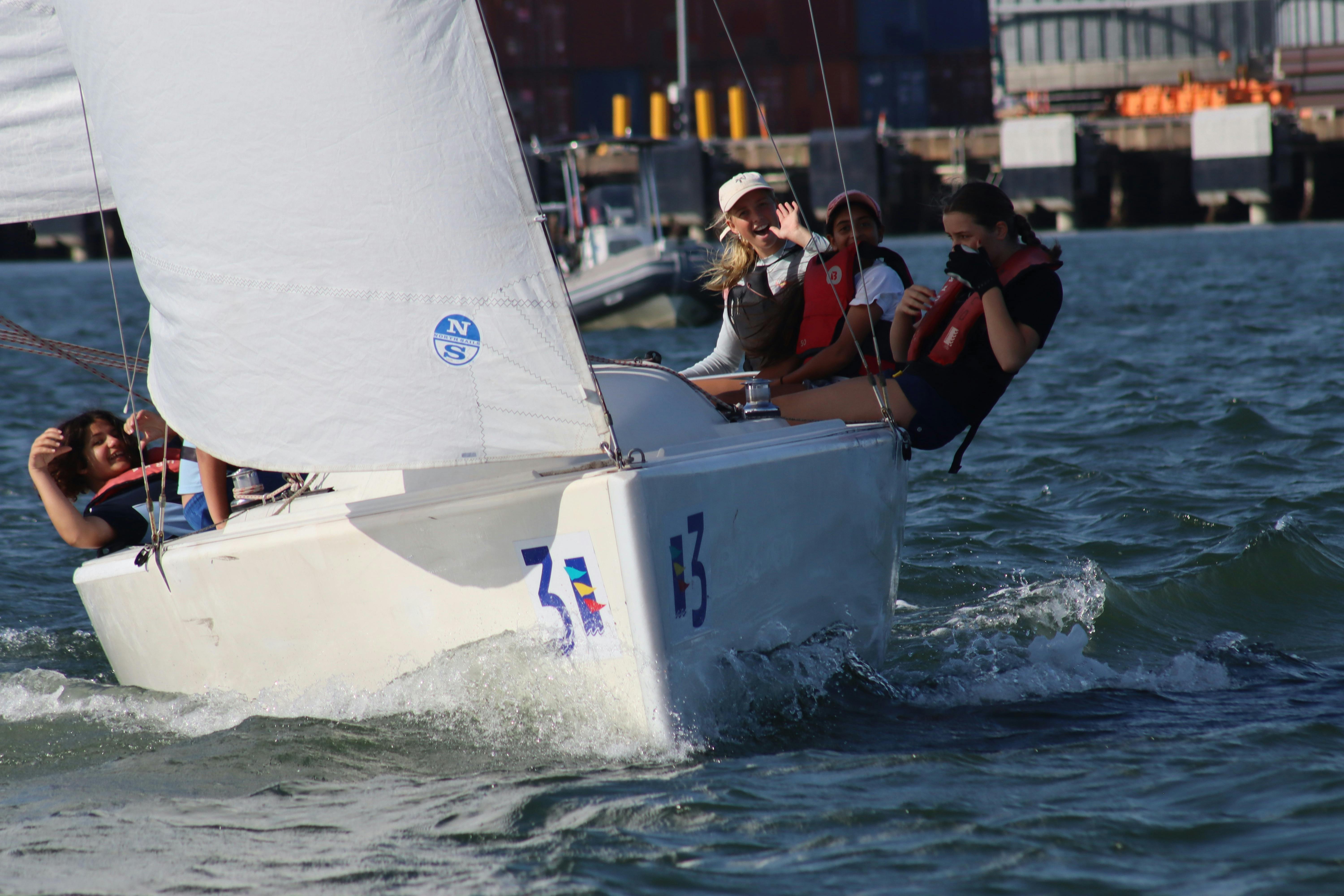 Give sailing a try with your friends!