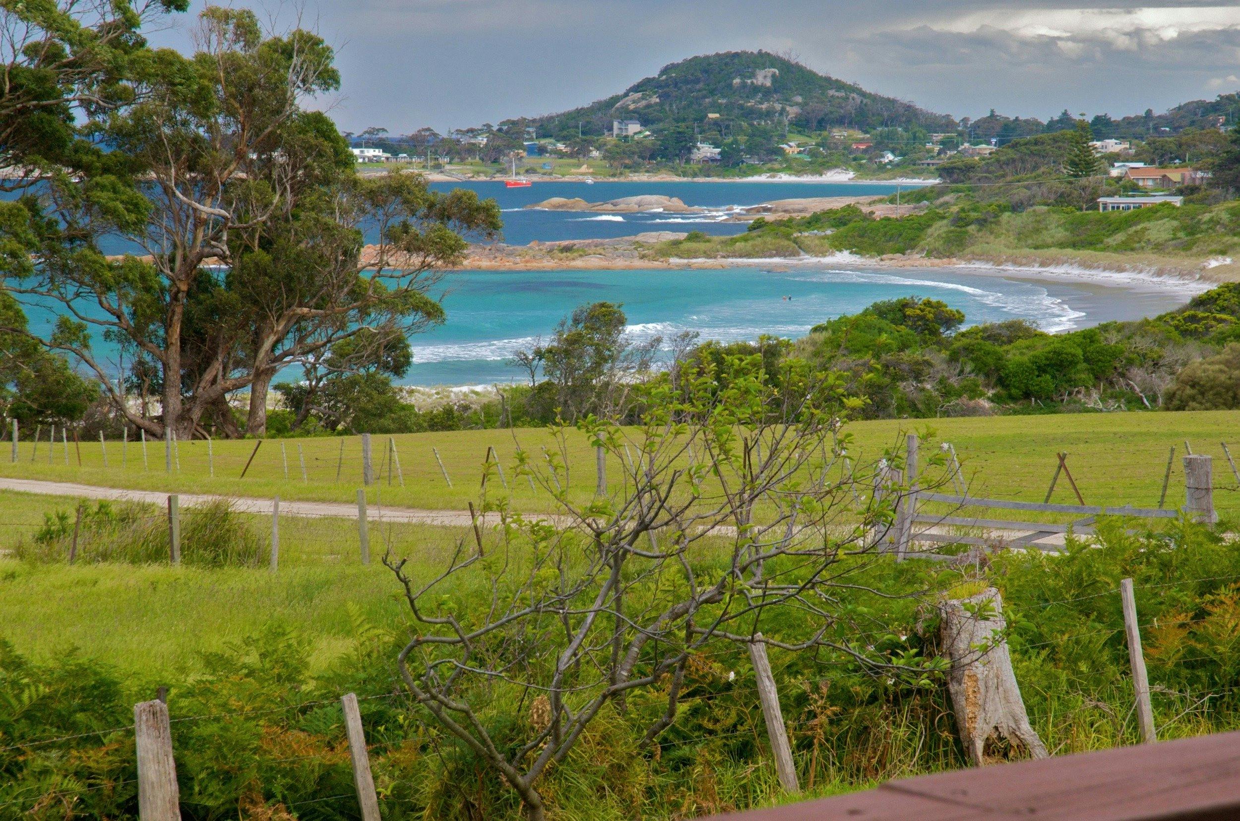 Views to ocean and Bicheno