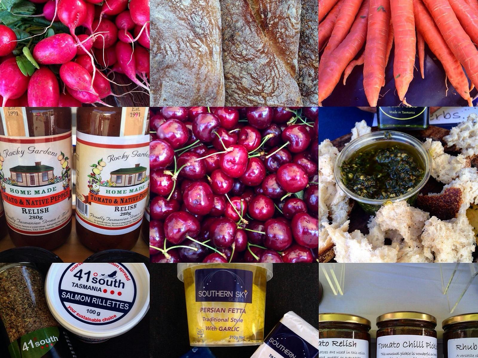 Some of the delights available at Harvest Launceston